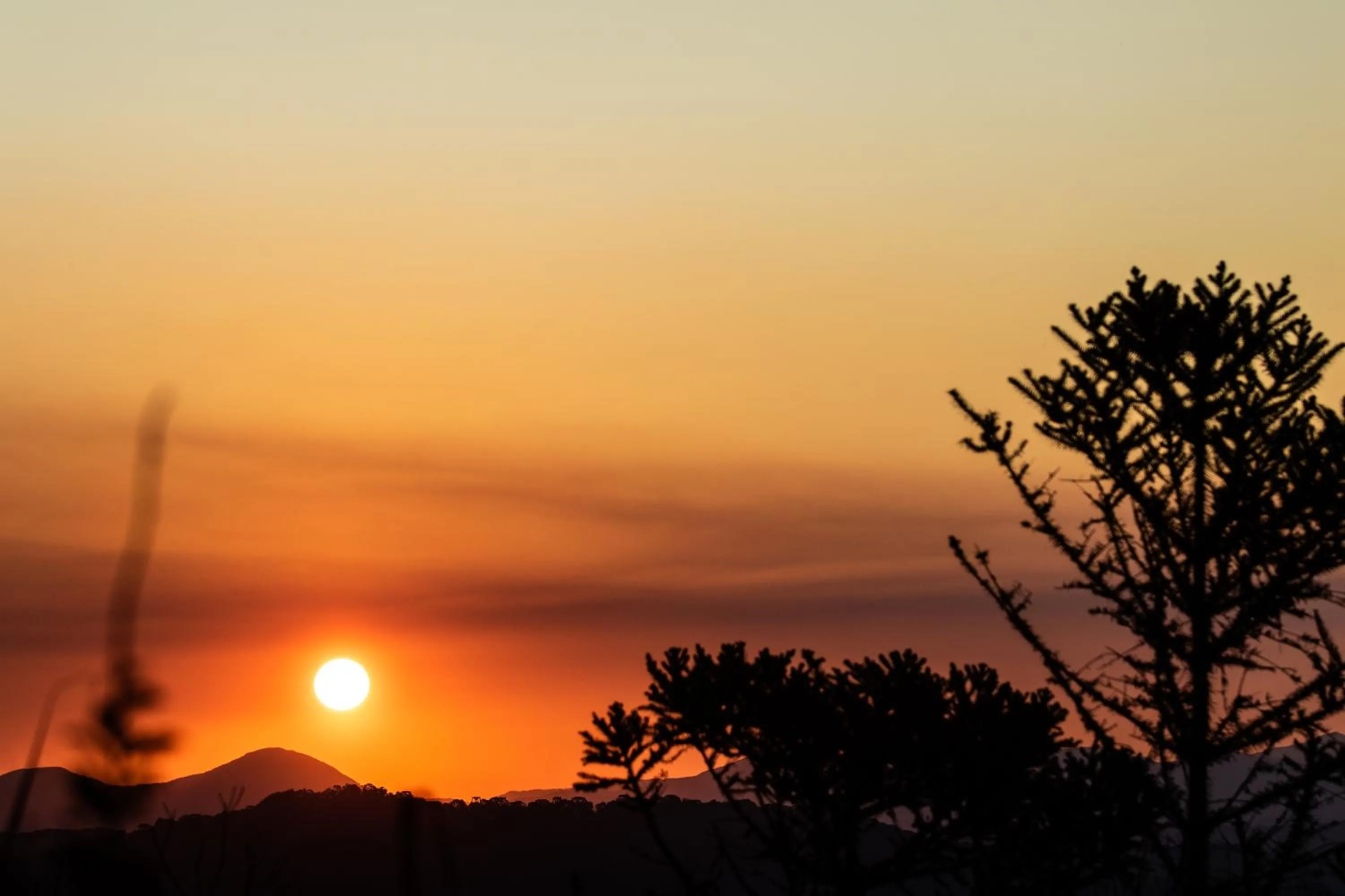 Sunset in Pousada UpSerra