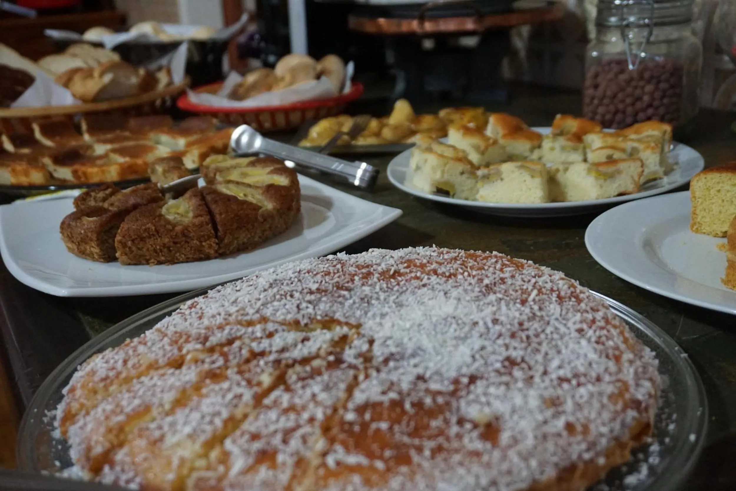 American breakfast in Pousada UpSerra