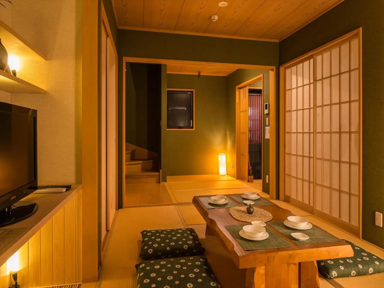 Living room in YADOYA Karasumain