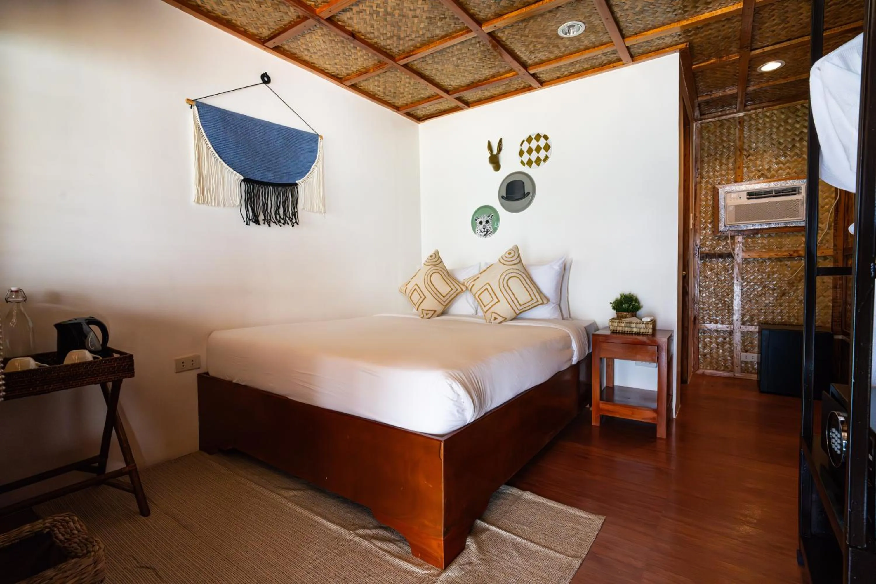 Bed in Beach Huts El Nido