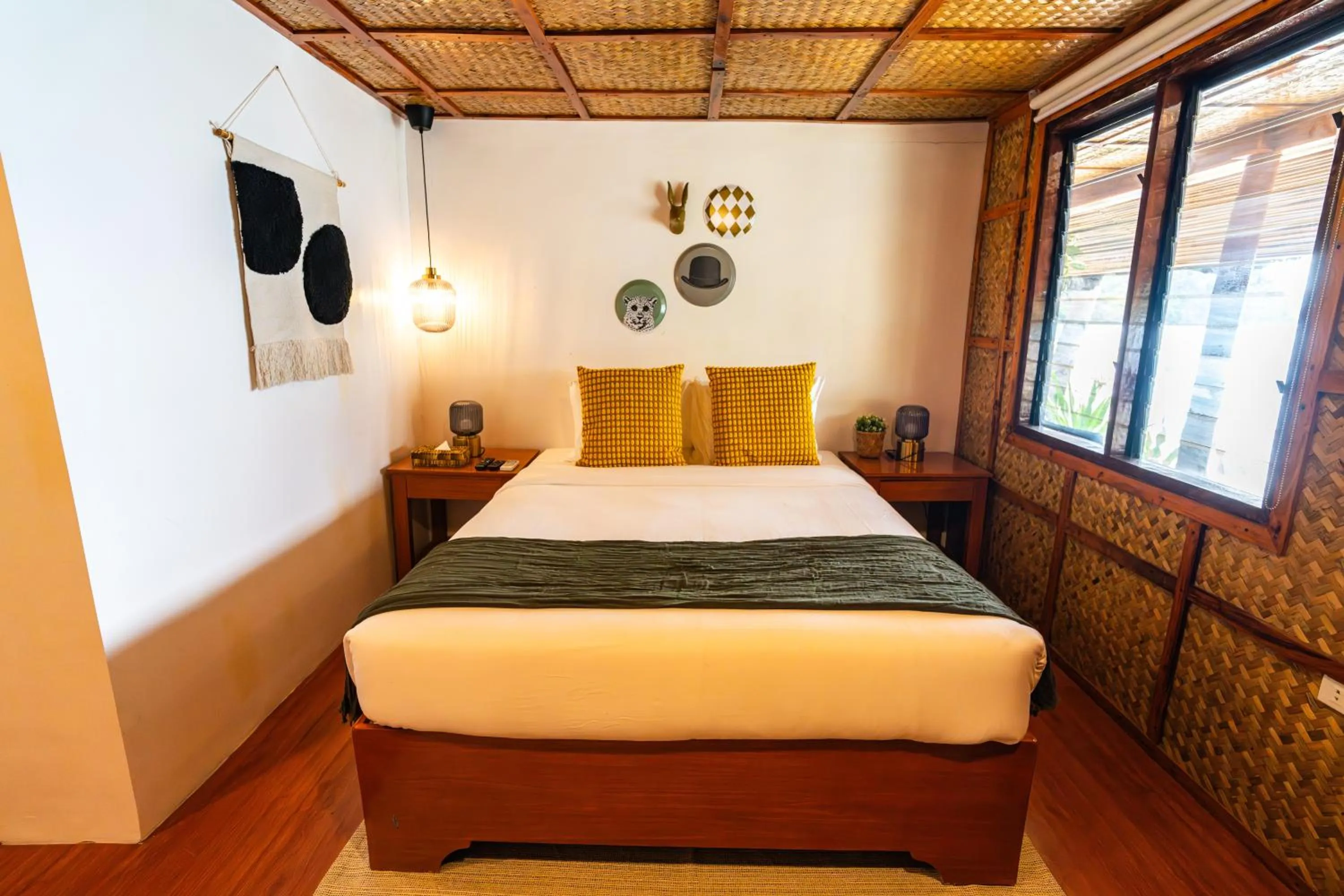 Bed in Beach Huts El Nido