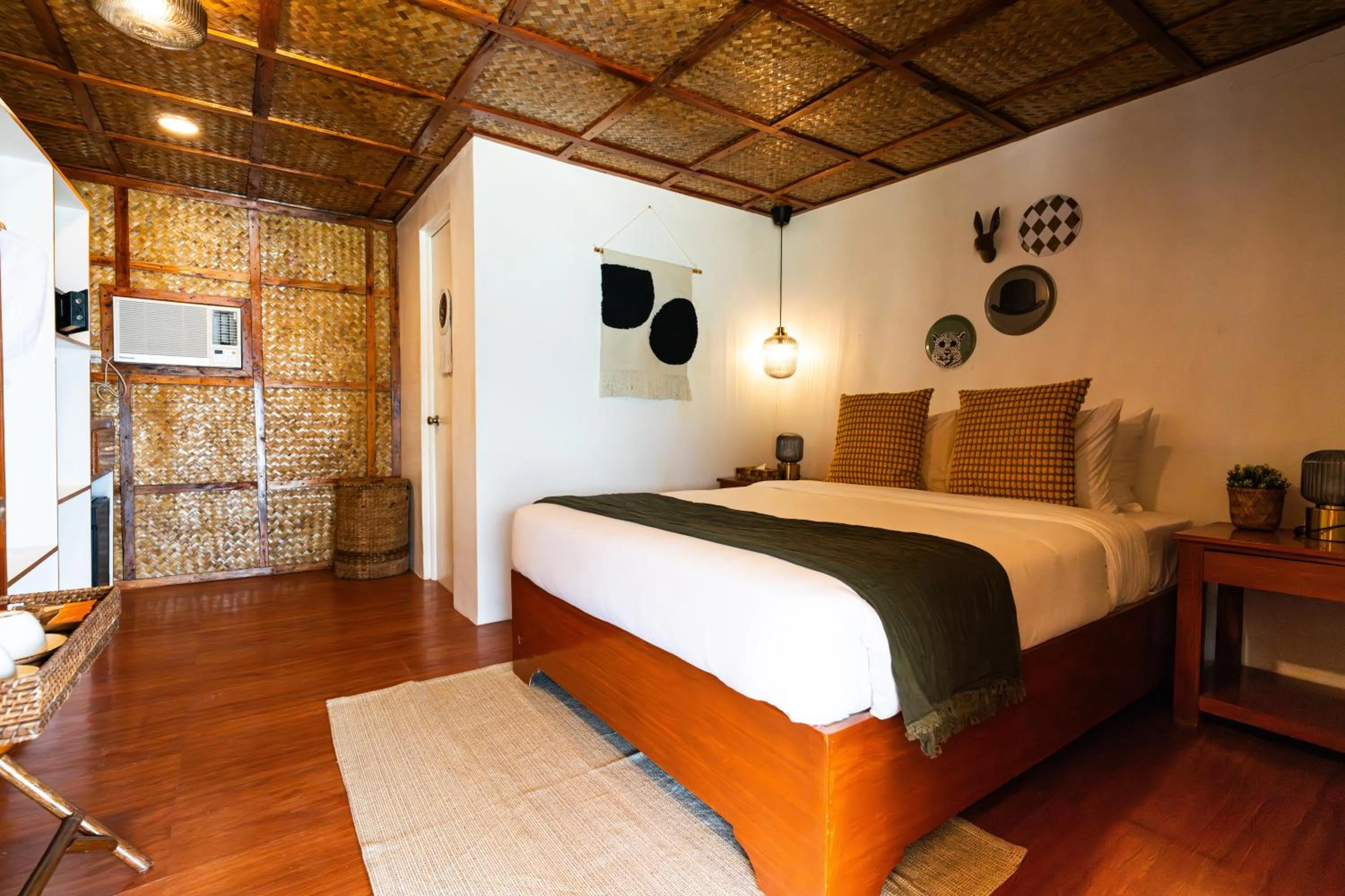 Bed in Beach Huts El Nido