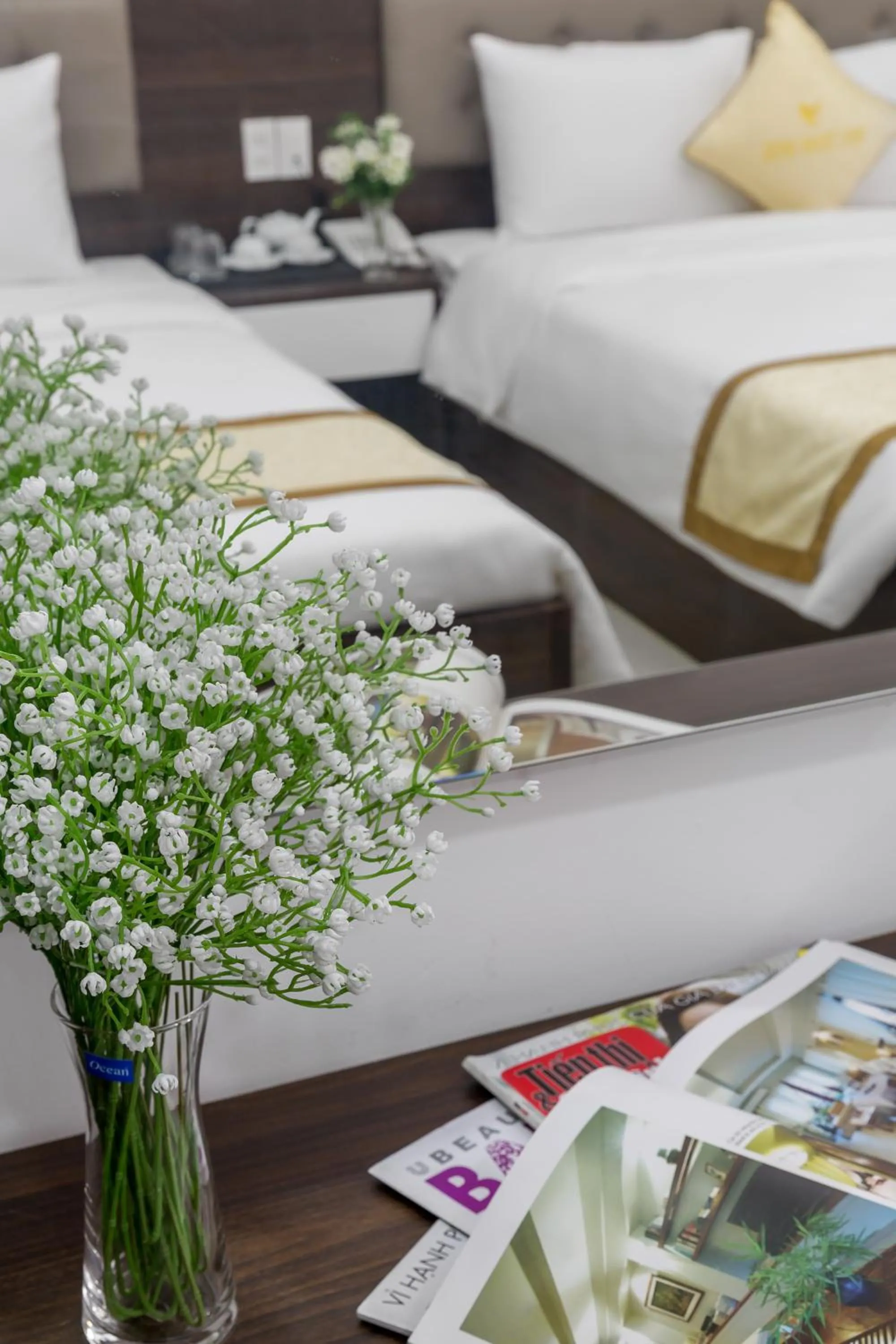 Bed in Phuc Thanh Luxury Hotel by THG