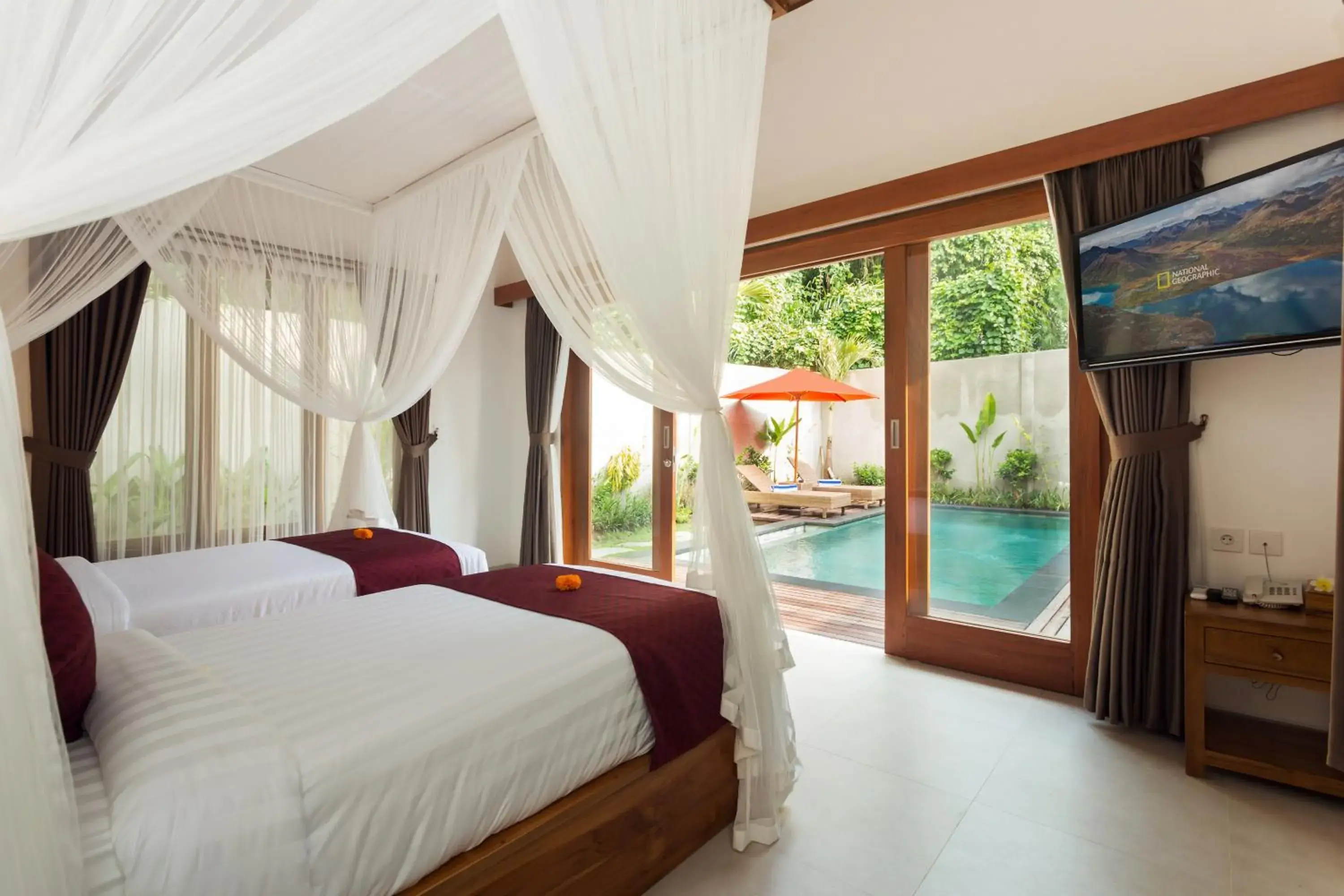 Bed in de Metra Villa Ubud by GenuineHost Bed in de Metra Villa Ubud by GenuineHost