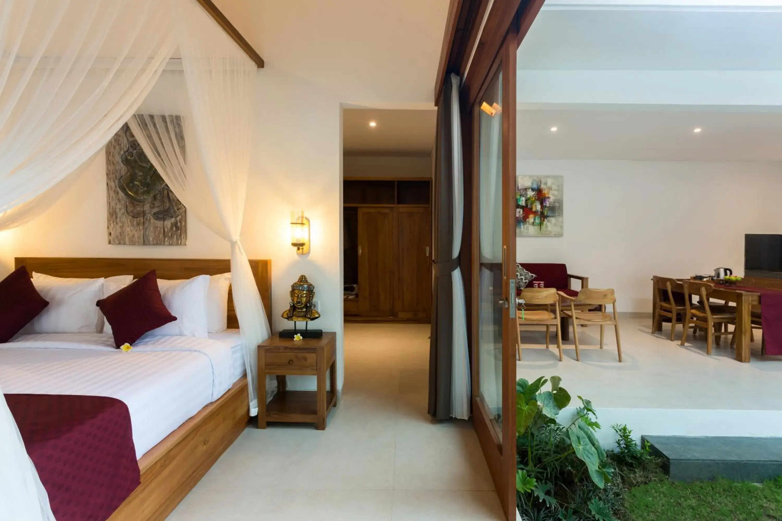 Bed in de Metra Villa Ubud by GenuineHost Bed in de Metra Villa Ubud by GenuineHost