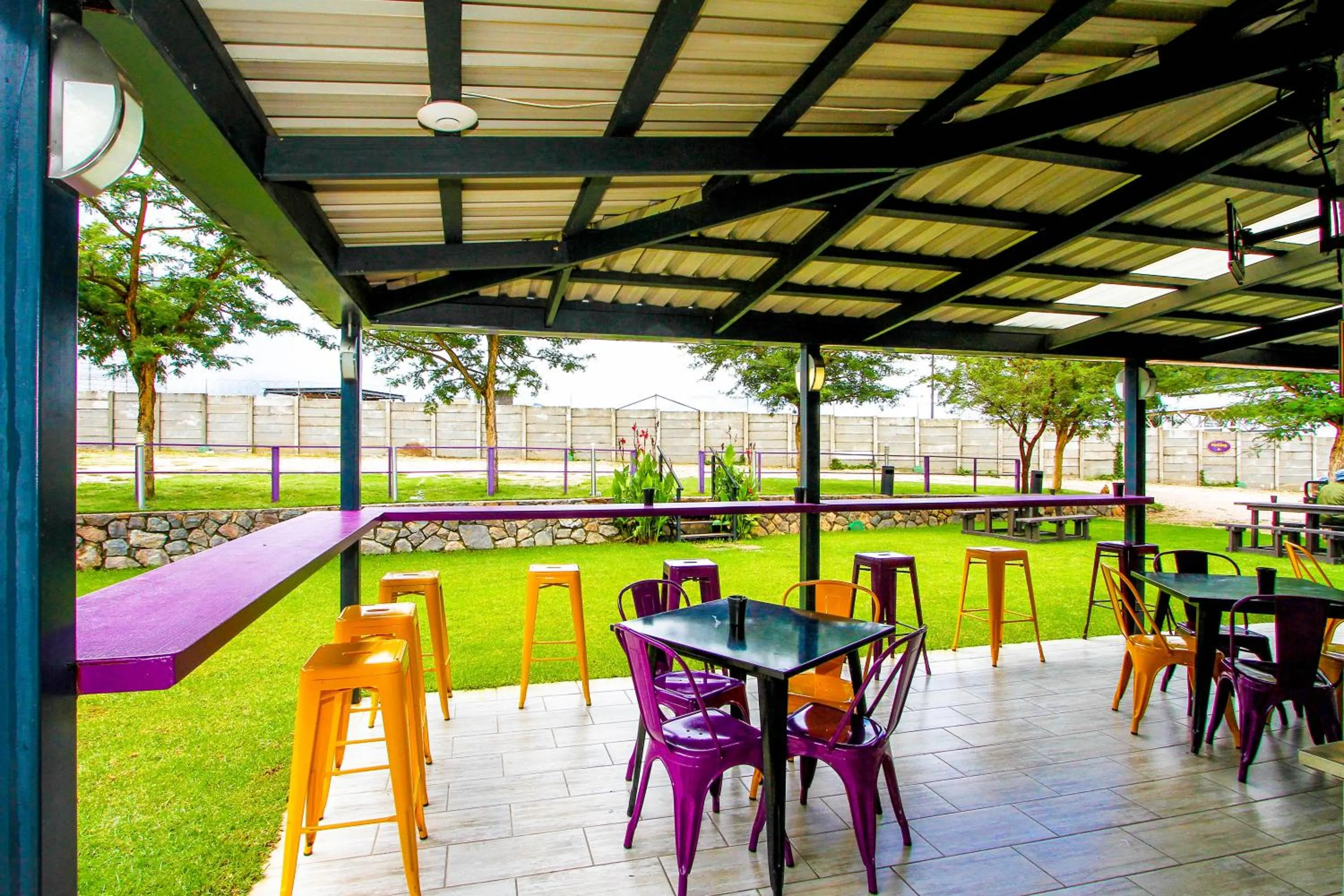 Seating area in SleepOver Lanseria