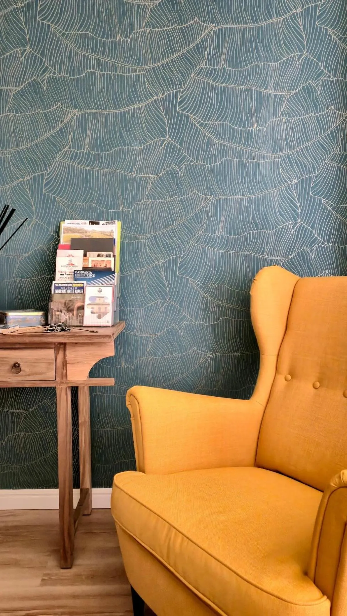 Living room in Tufo Giallo Rooms