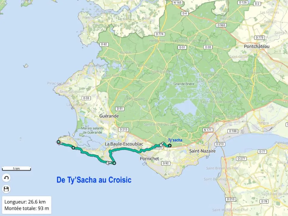 Natural landscape in Aux portes de Pornichet, Chambres d'hôtes Ty'Sacha