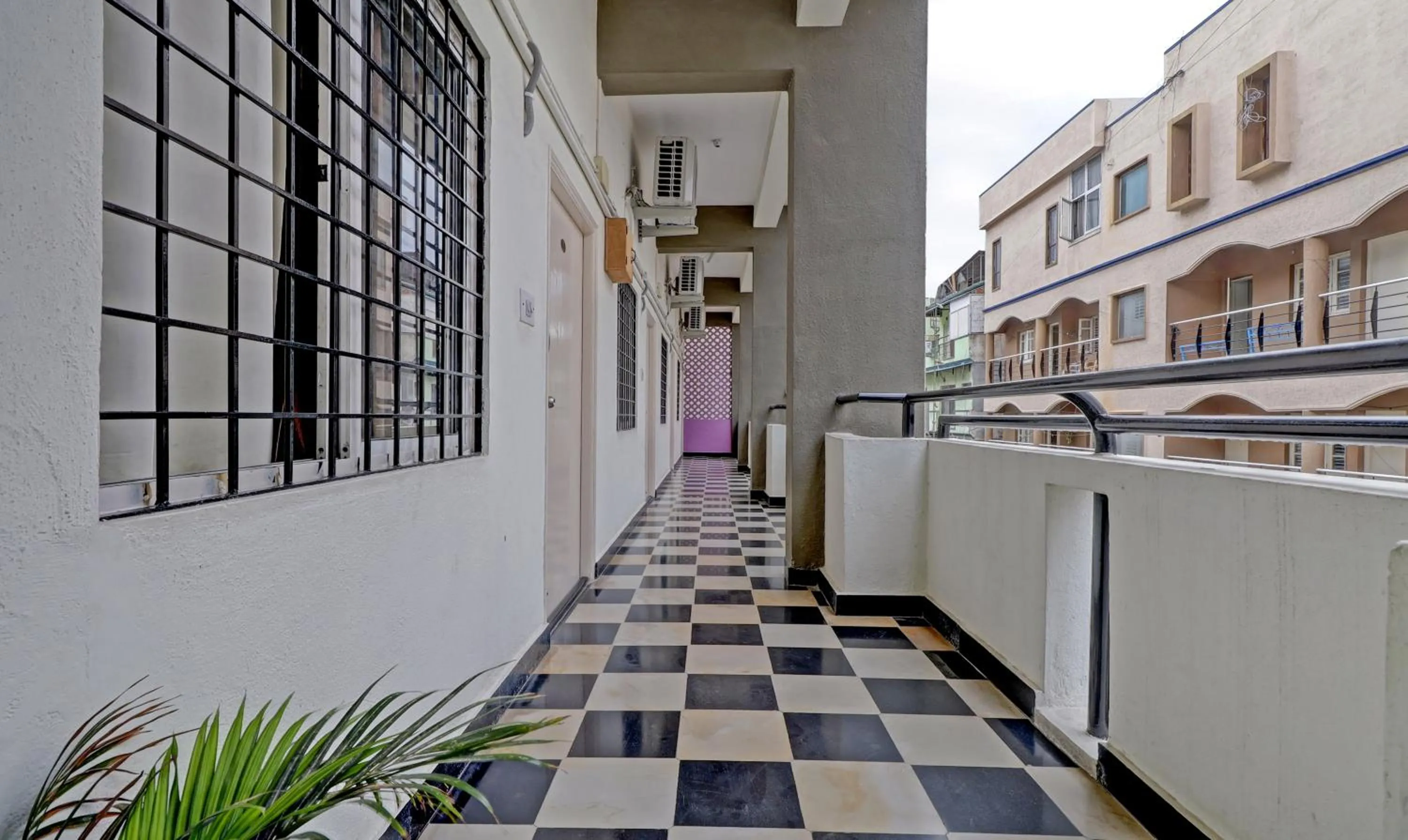 Balcony/Terrace in Guru Comfort, 100 m from Apollo Hospital