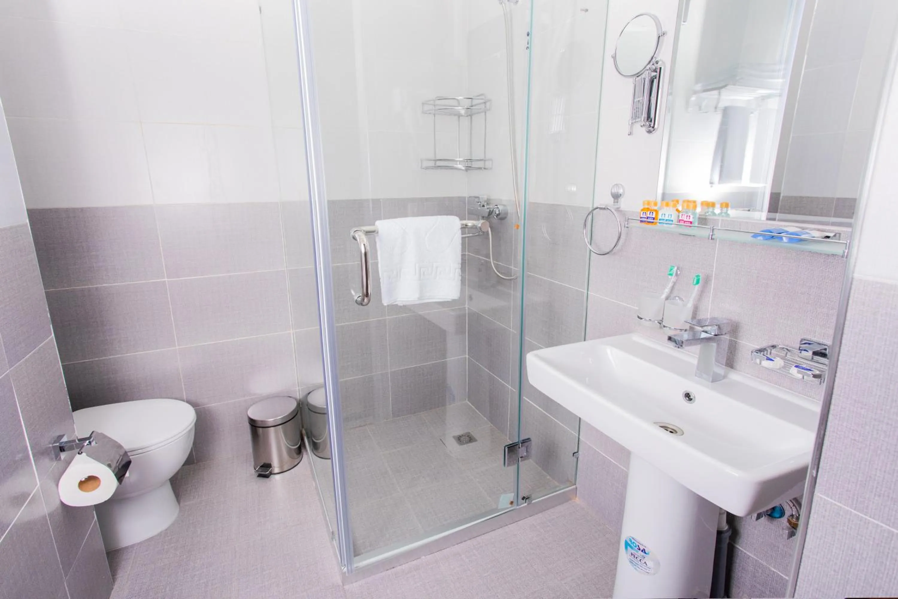 Shower in Gabrielle International Hotel