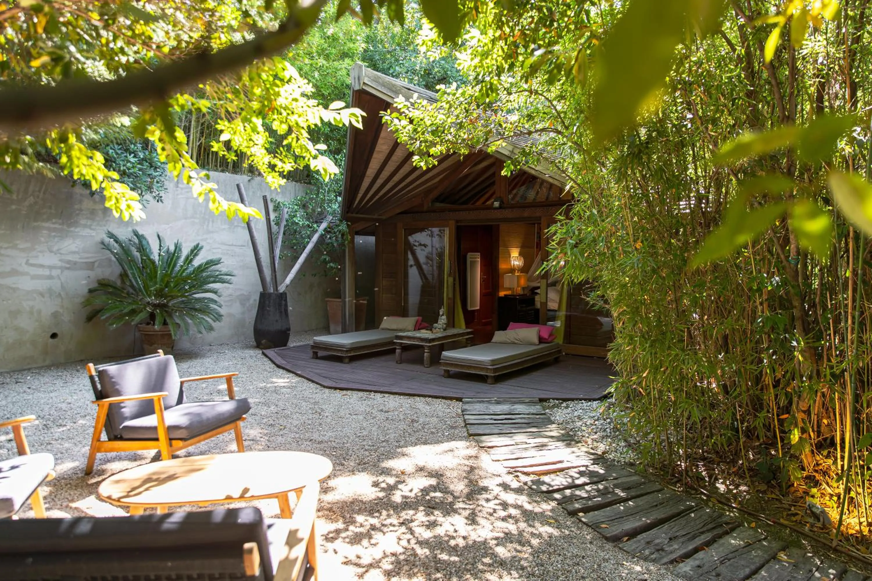Patio in Domaine Les Mésanges