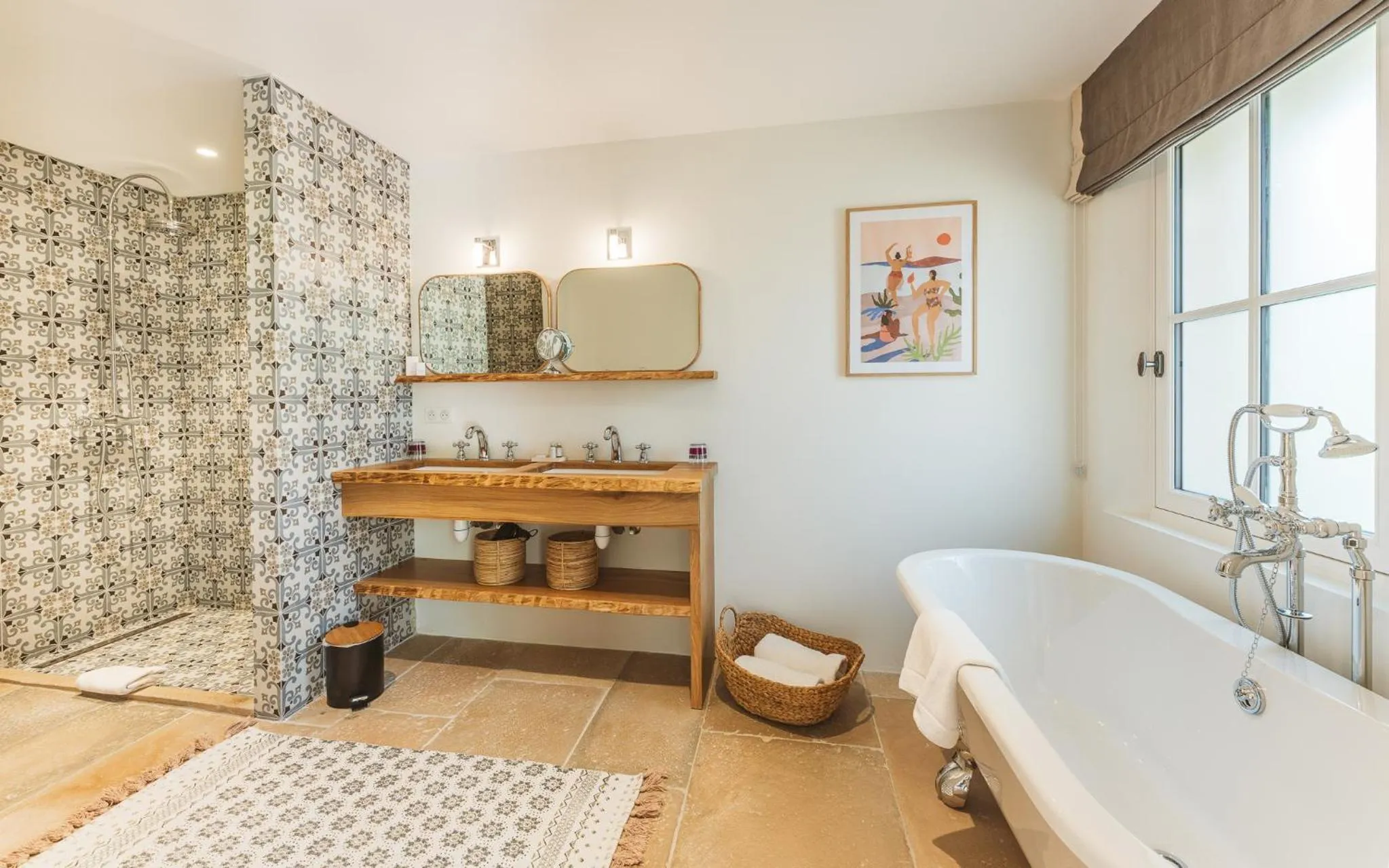 Shower in Domaine Les Mésanges