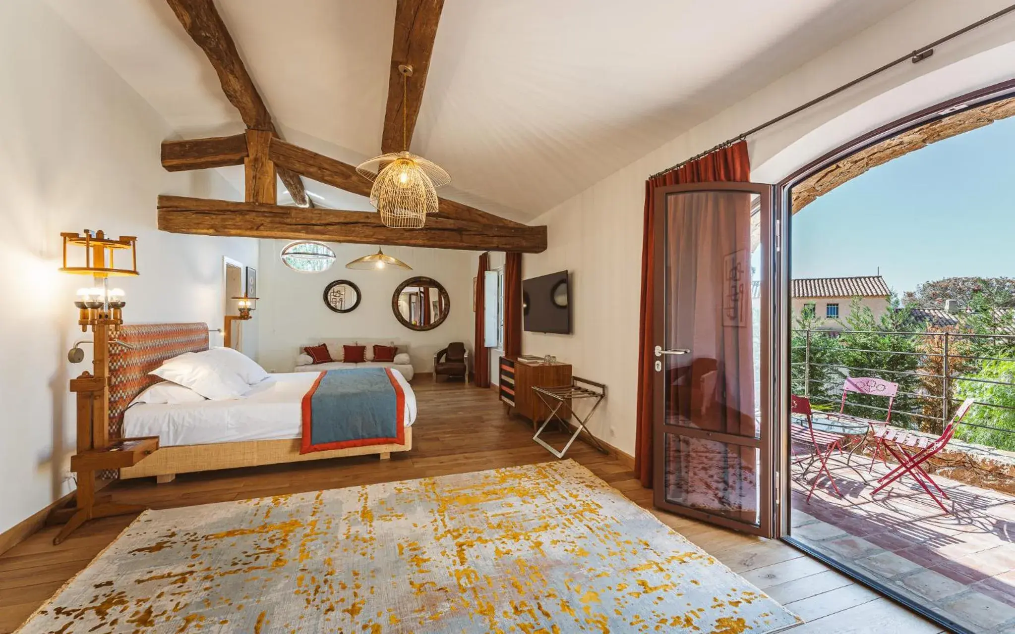 King Room with Balcony in Domaine Les Mésanges King Room with Balcony in Domaine Les Mésanges