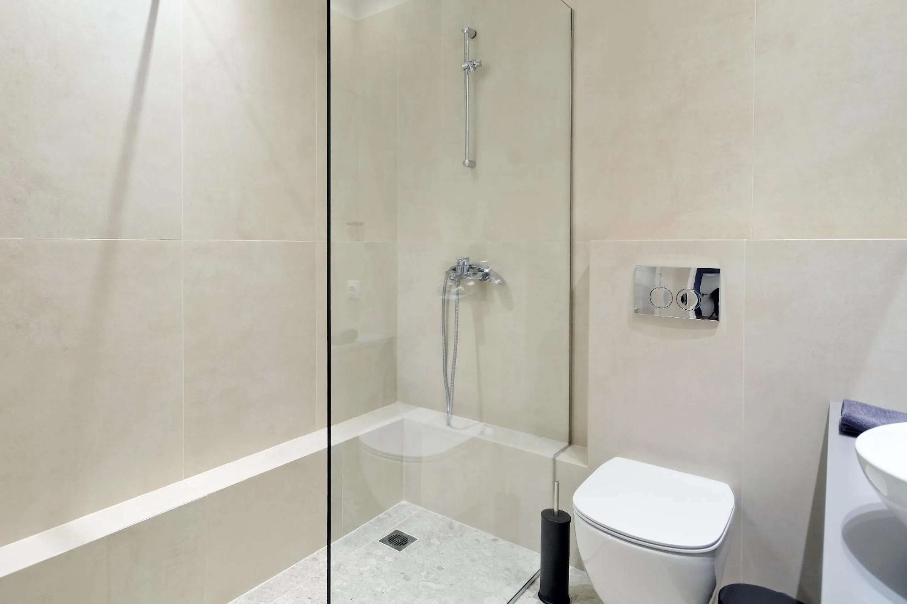 Shower in The Flirty Athens apartment