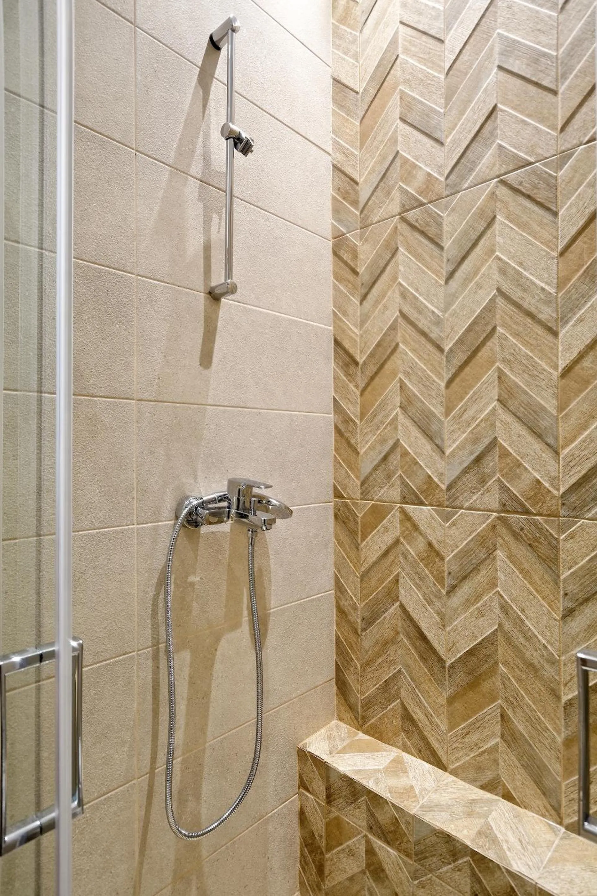 Shower in The Flirty Athens apartment