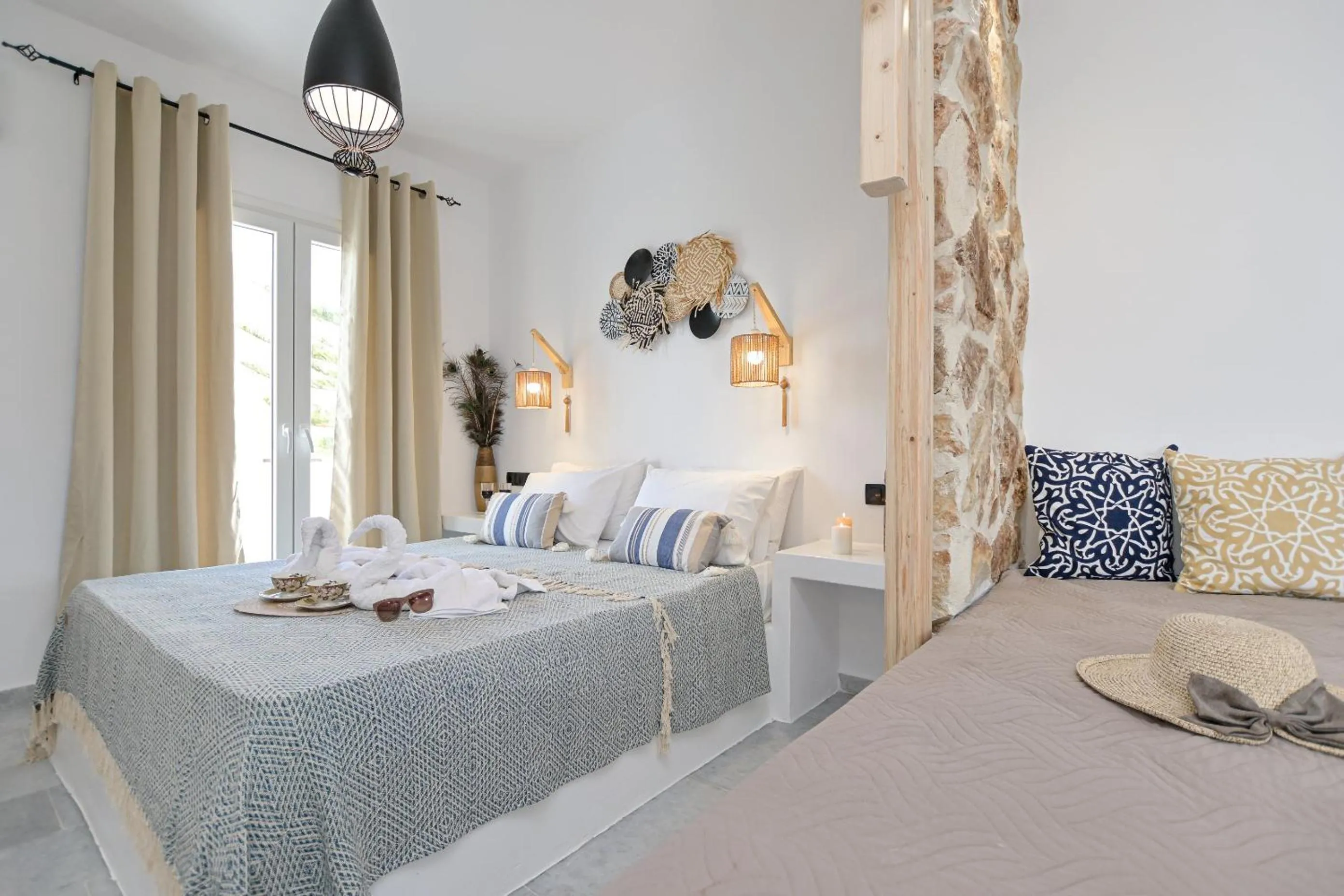 Bed in Casa Verde Di Naxos