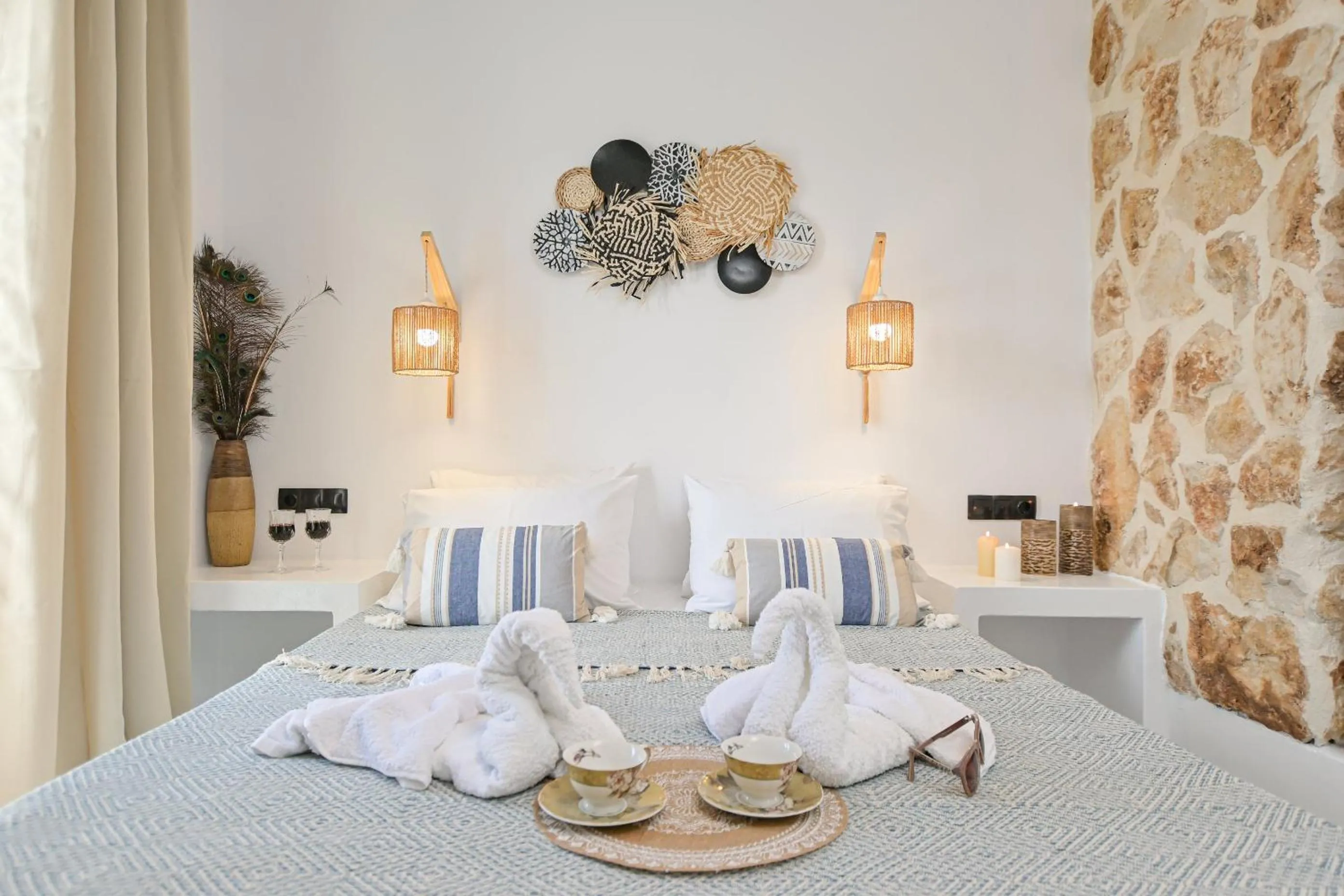 Bed in Casa Verde Di Naxos