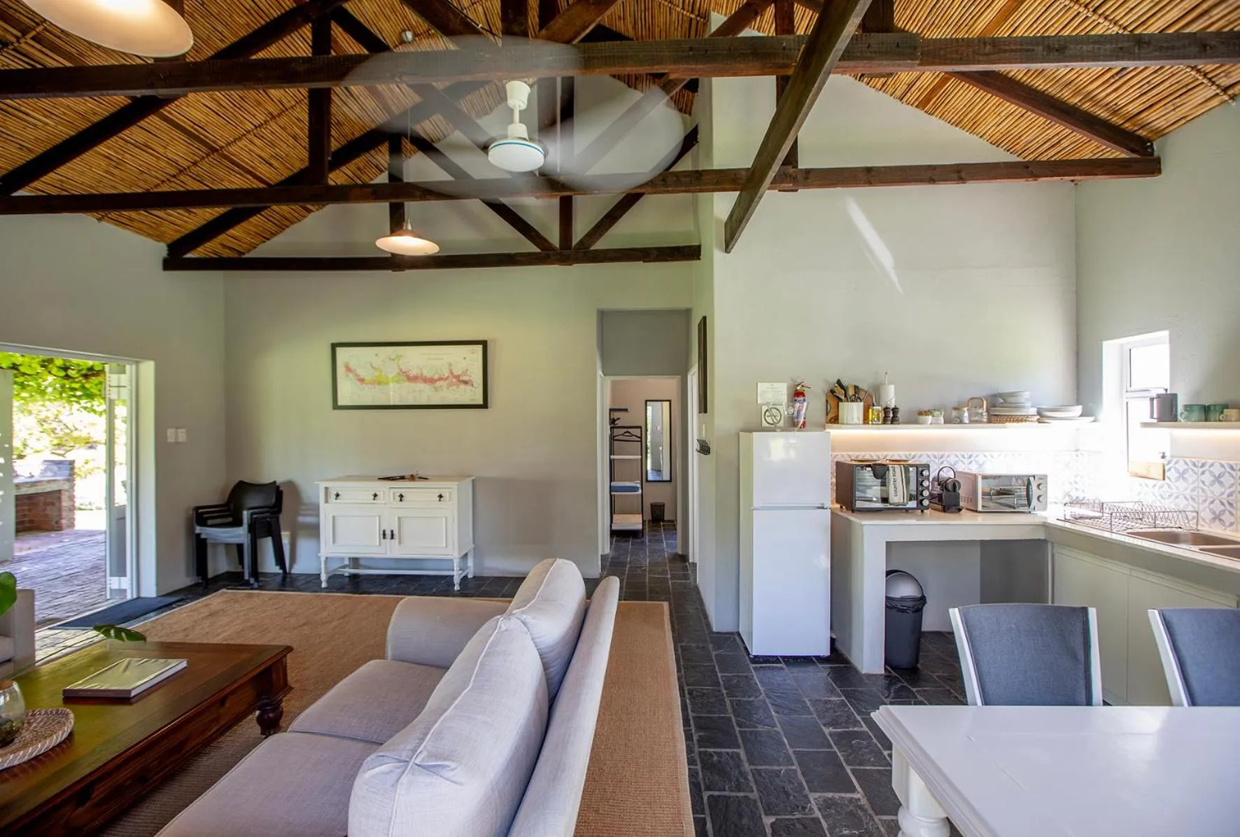 kitchen in Saronsberg Vineyard Cottages