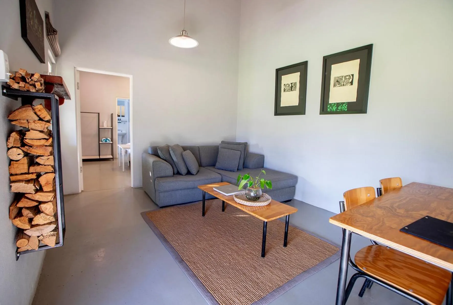 Living room in Saronsberg Vineyard Cottages