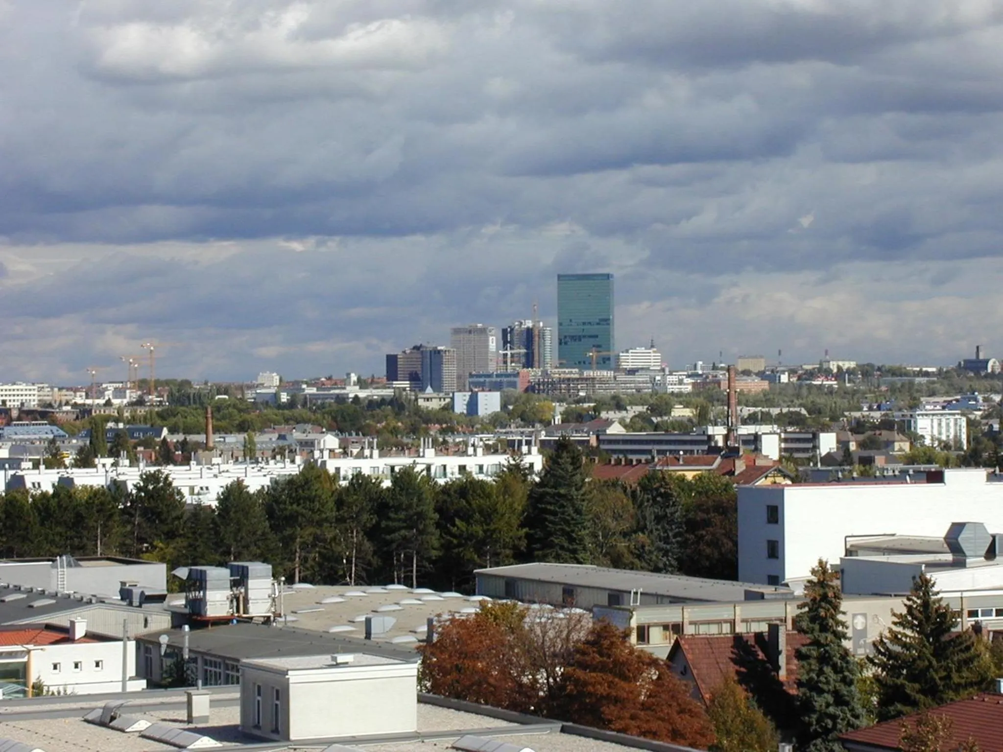 View (from property/room) in Workbase Hostel