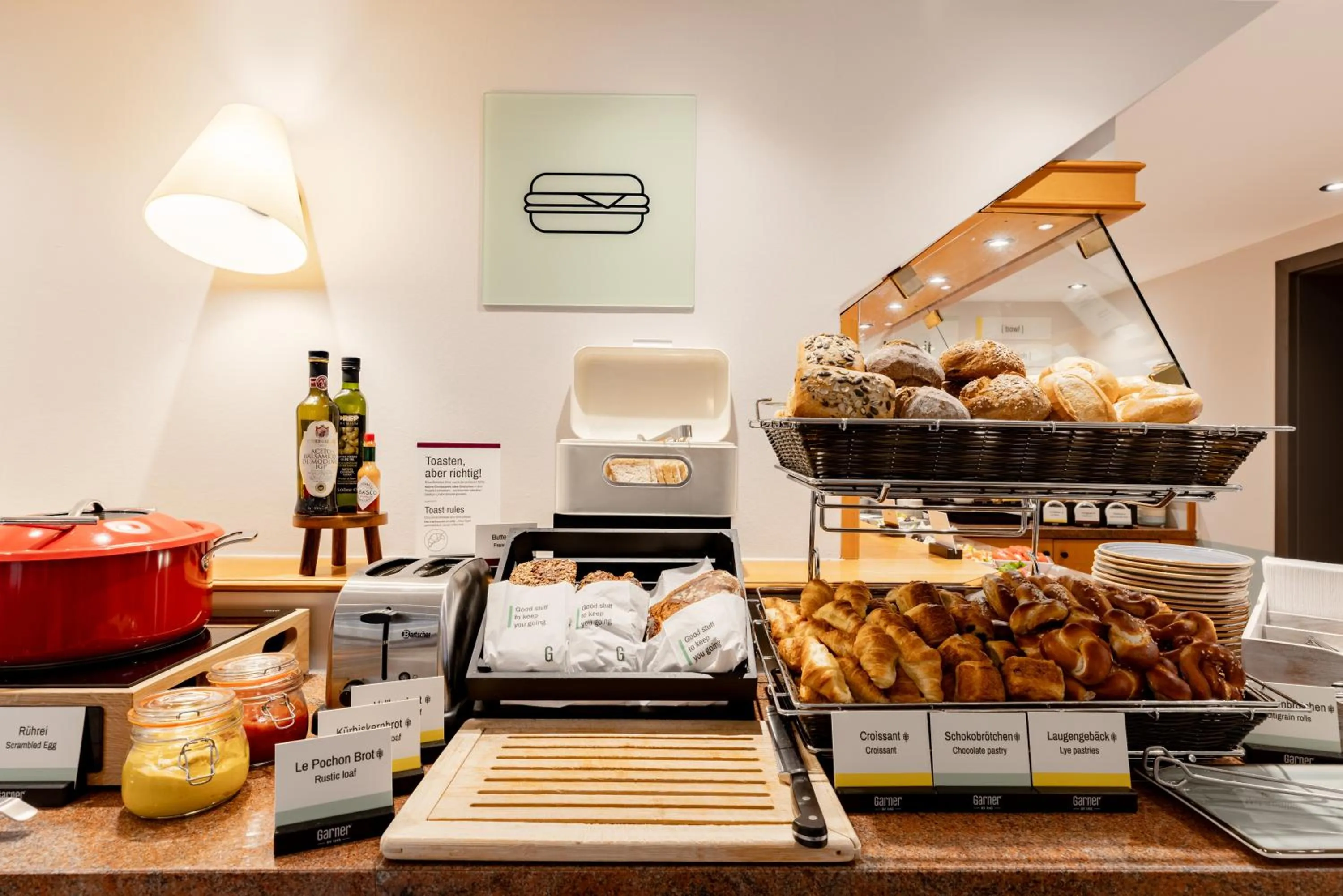 Buffet breakfast in Garner Hotel Bremen North by IHG