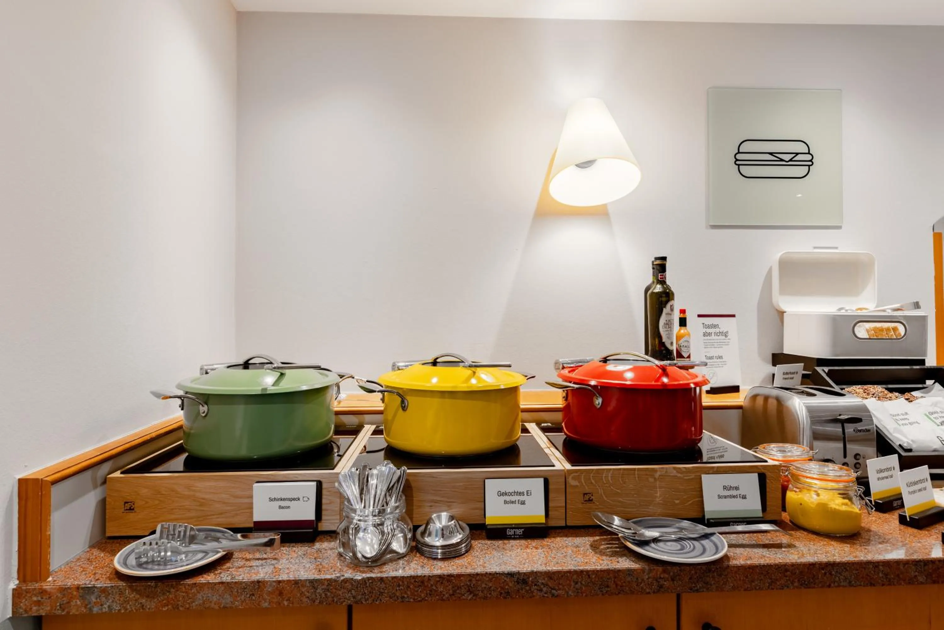 Buffet breakfast in Garner Hotel Bremen North by IHG