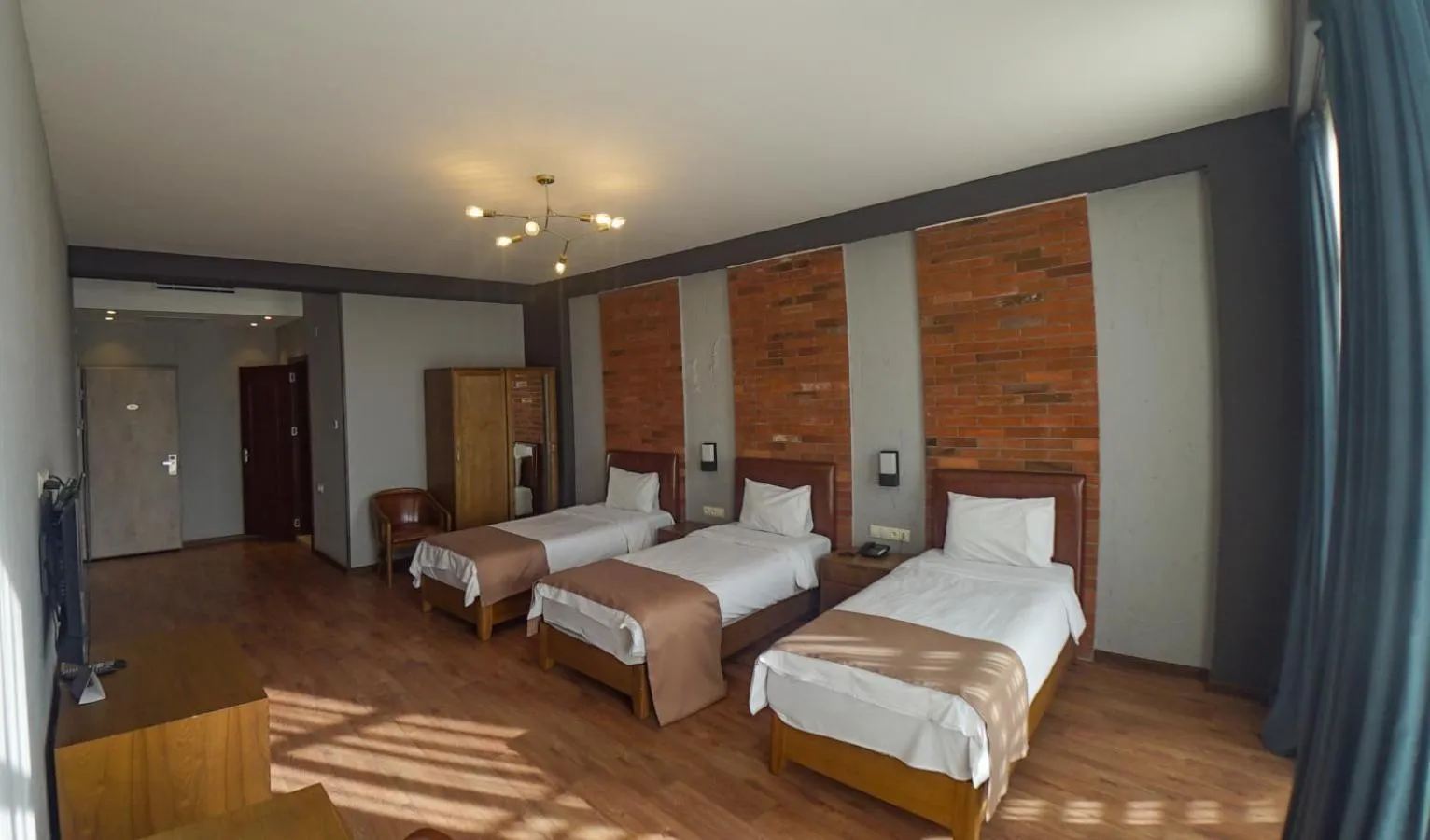 Photo of the whole room, Bed in TM Apart Hotel