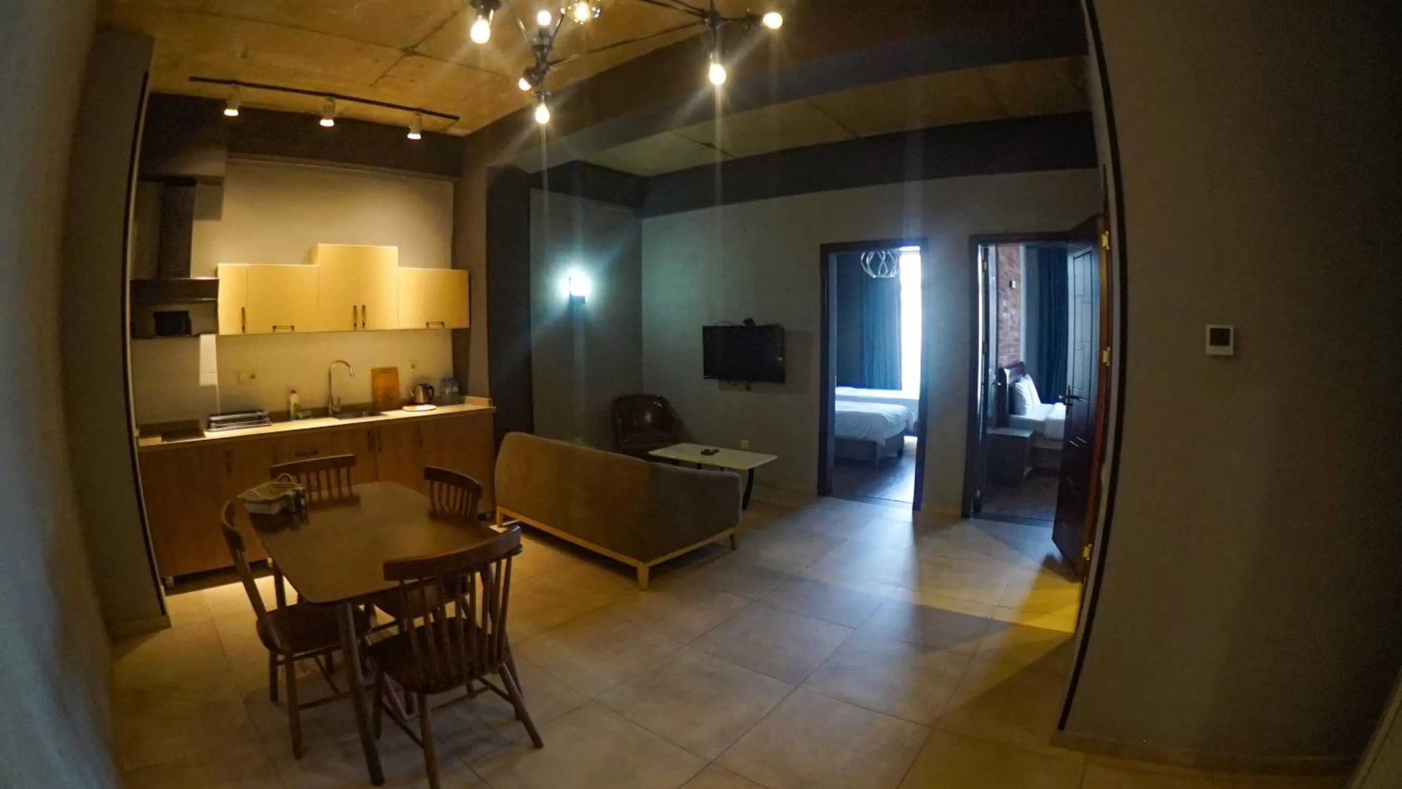 Kitchen or kitchenette in TM Apart Hotel