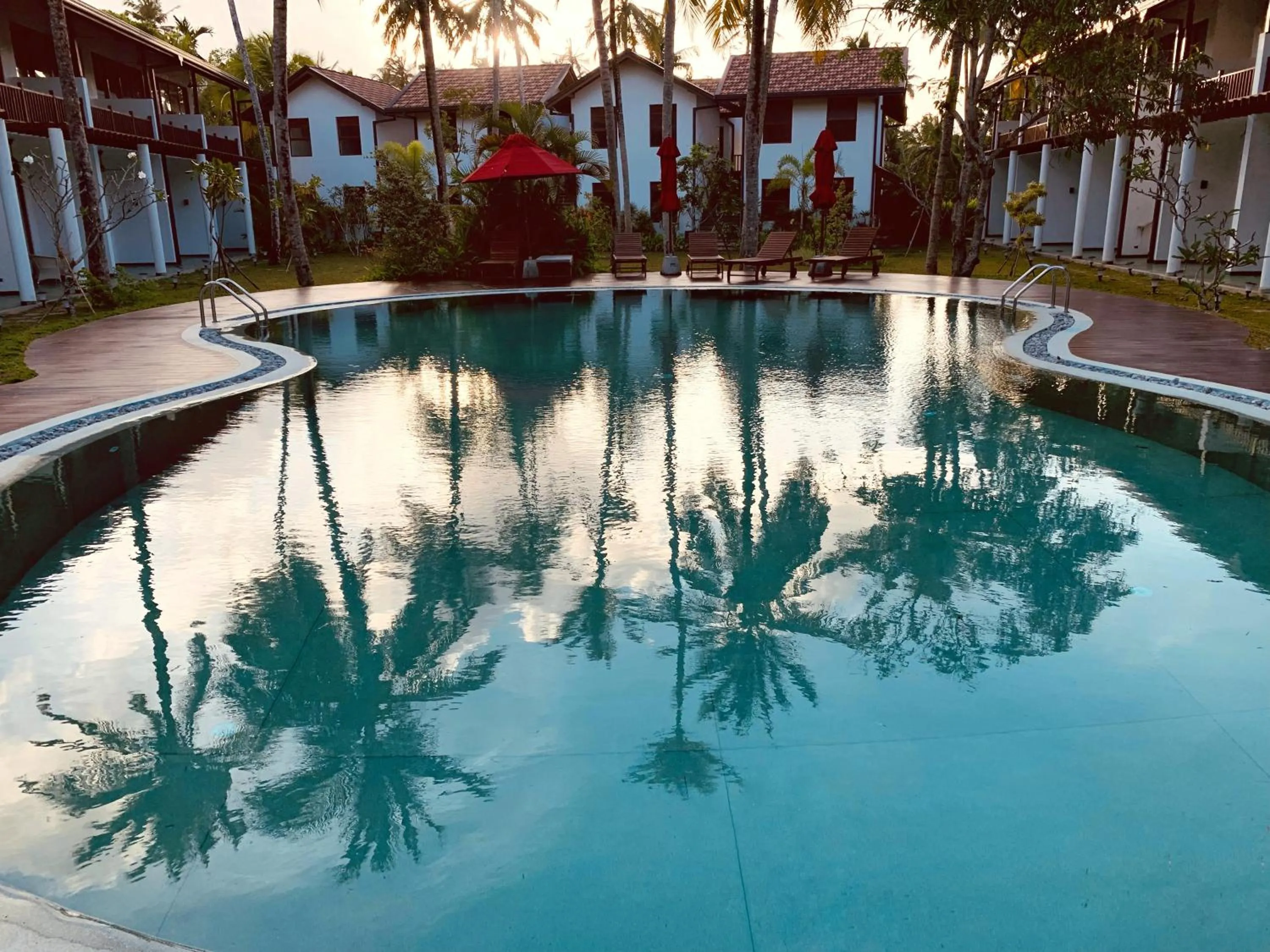 Swimming pool in Palm Garden Ayurveda Resort