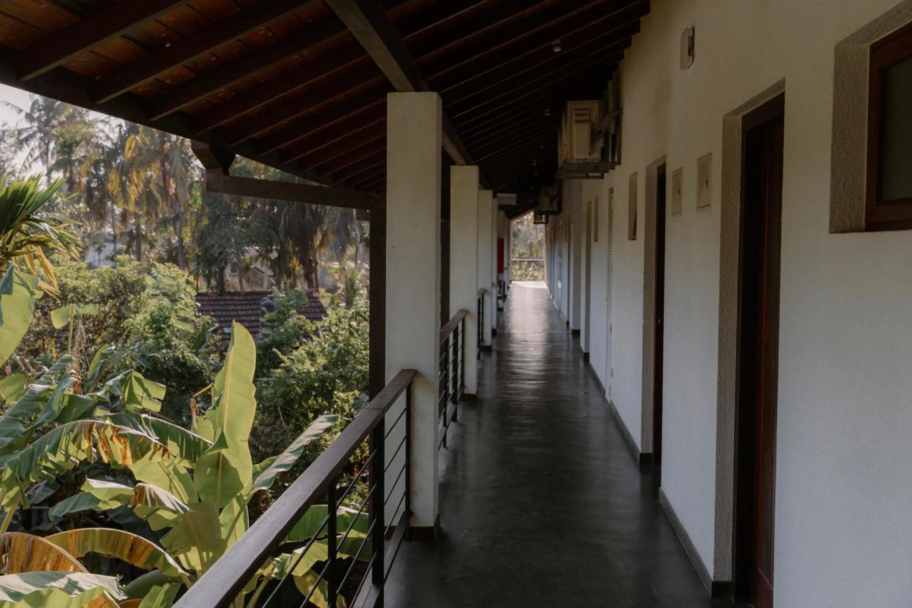 Balcony/Terrace in Palm Garden Ayurveda Resort