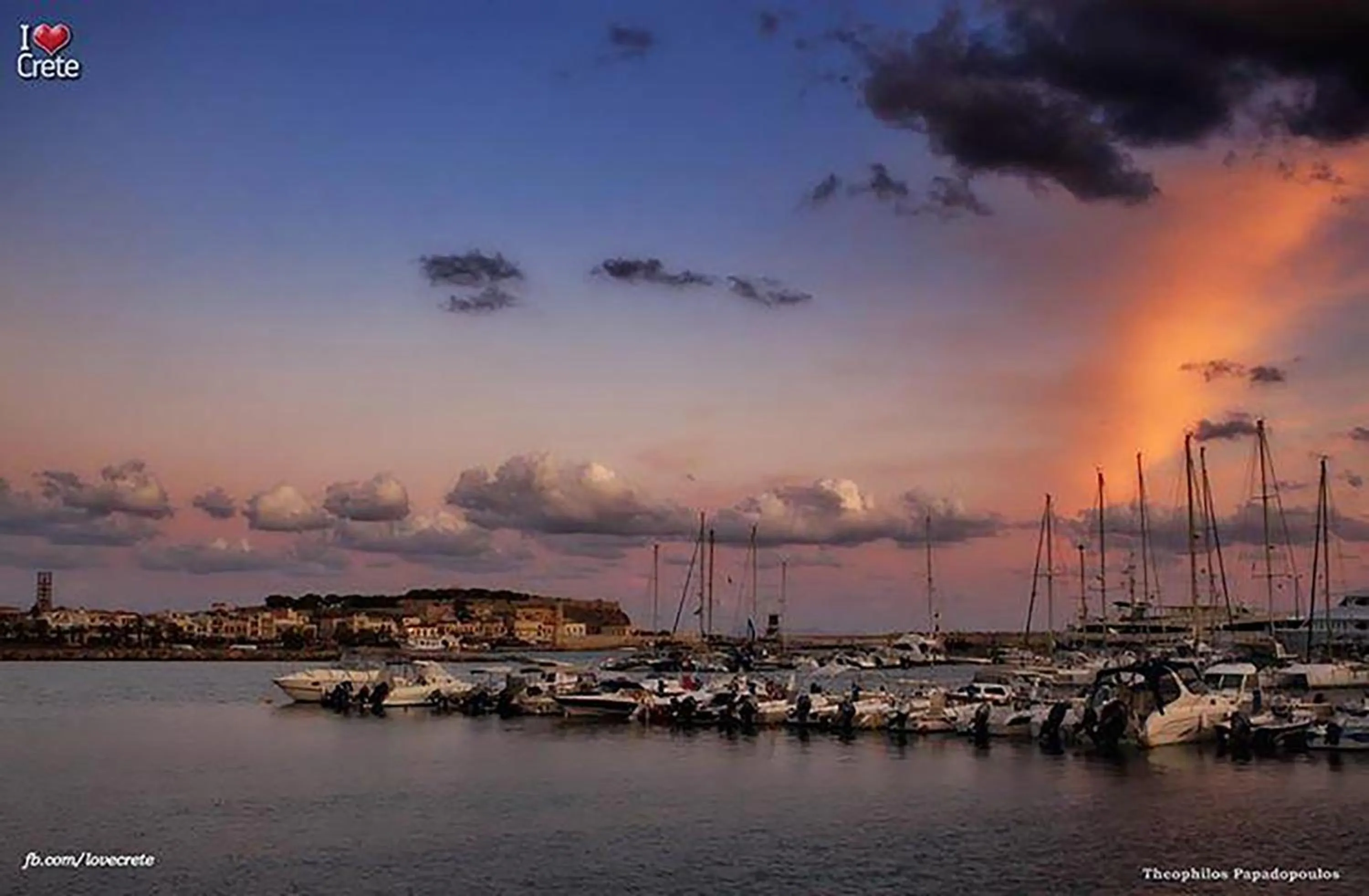 Sunset in Aqua Marina