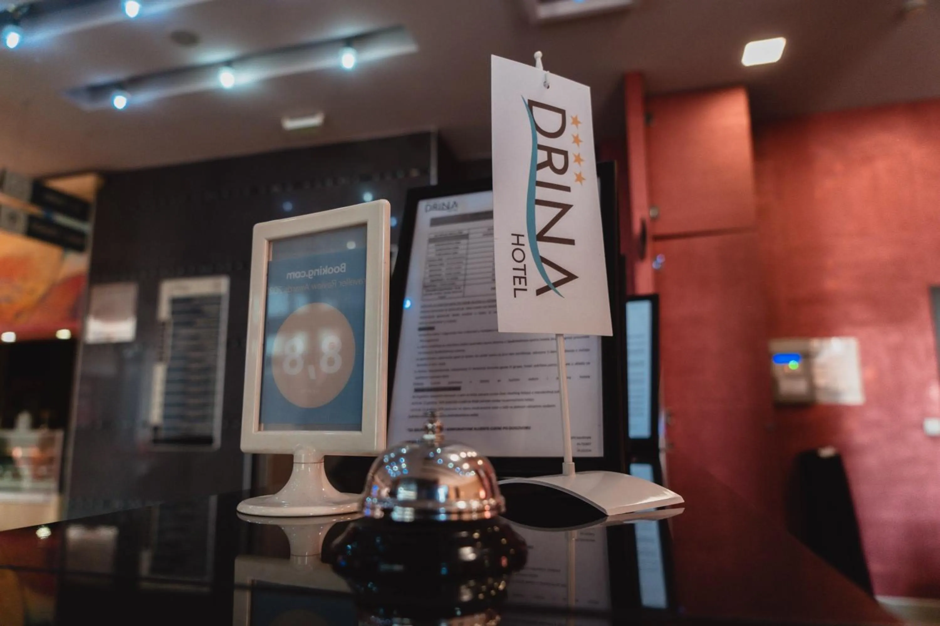 Lobby or reception in Drina Hotel