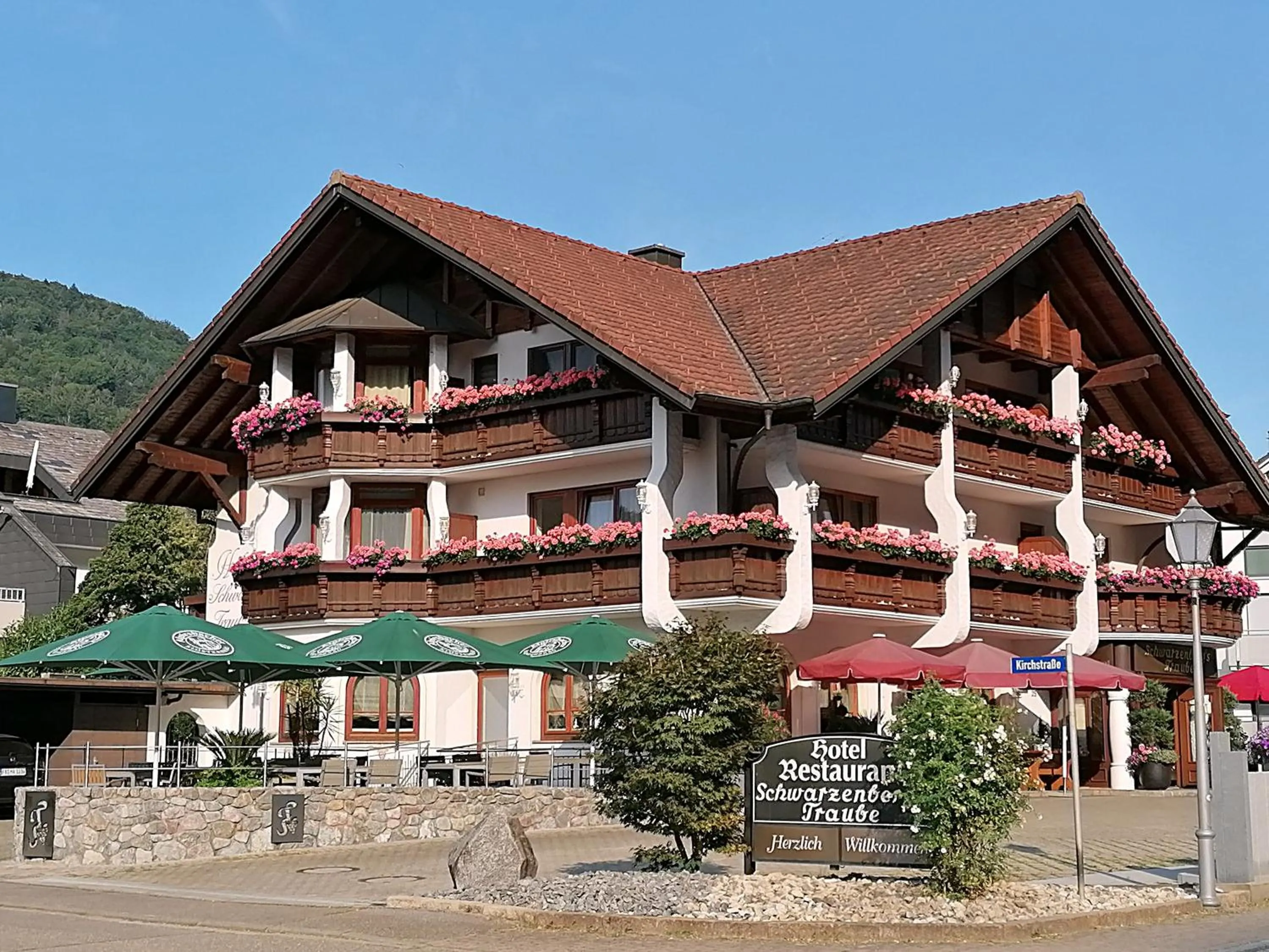Property building in Hotel Schwarzenbergs Traube