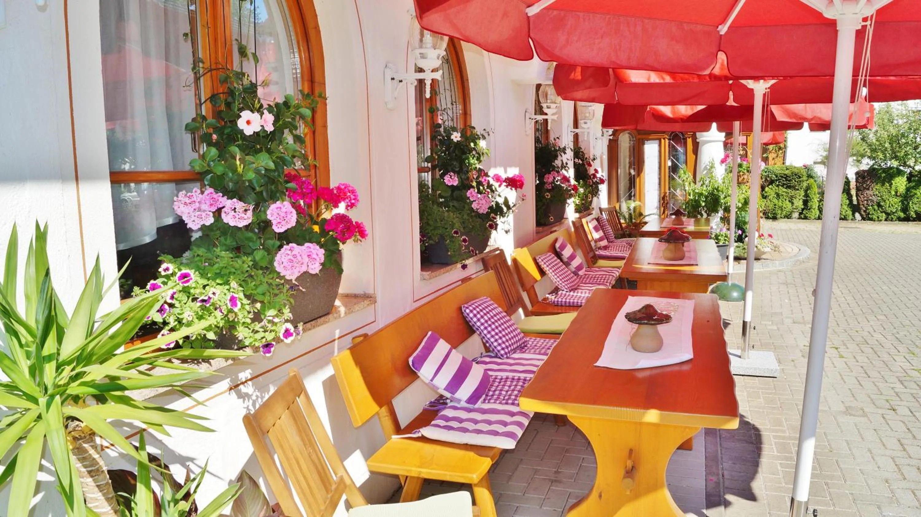 Balcony/Terrace in Hotel Schwarzenbergs Traube