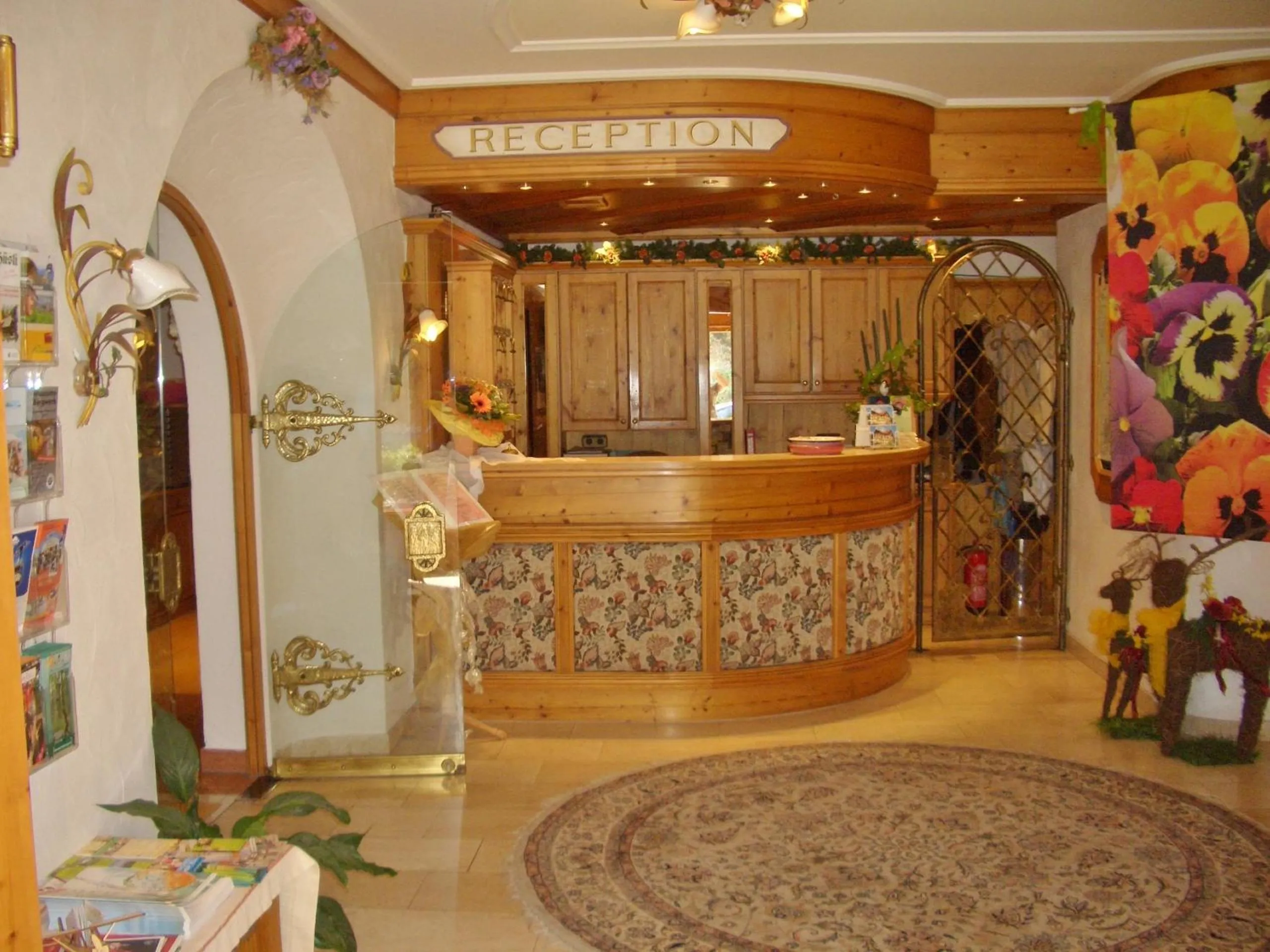 Lobby or reception in Hotel Schwarzenbergs Traube