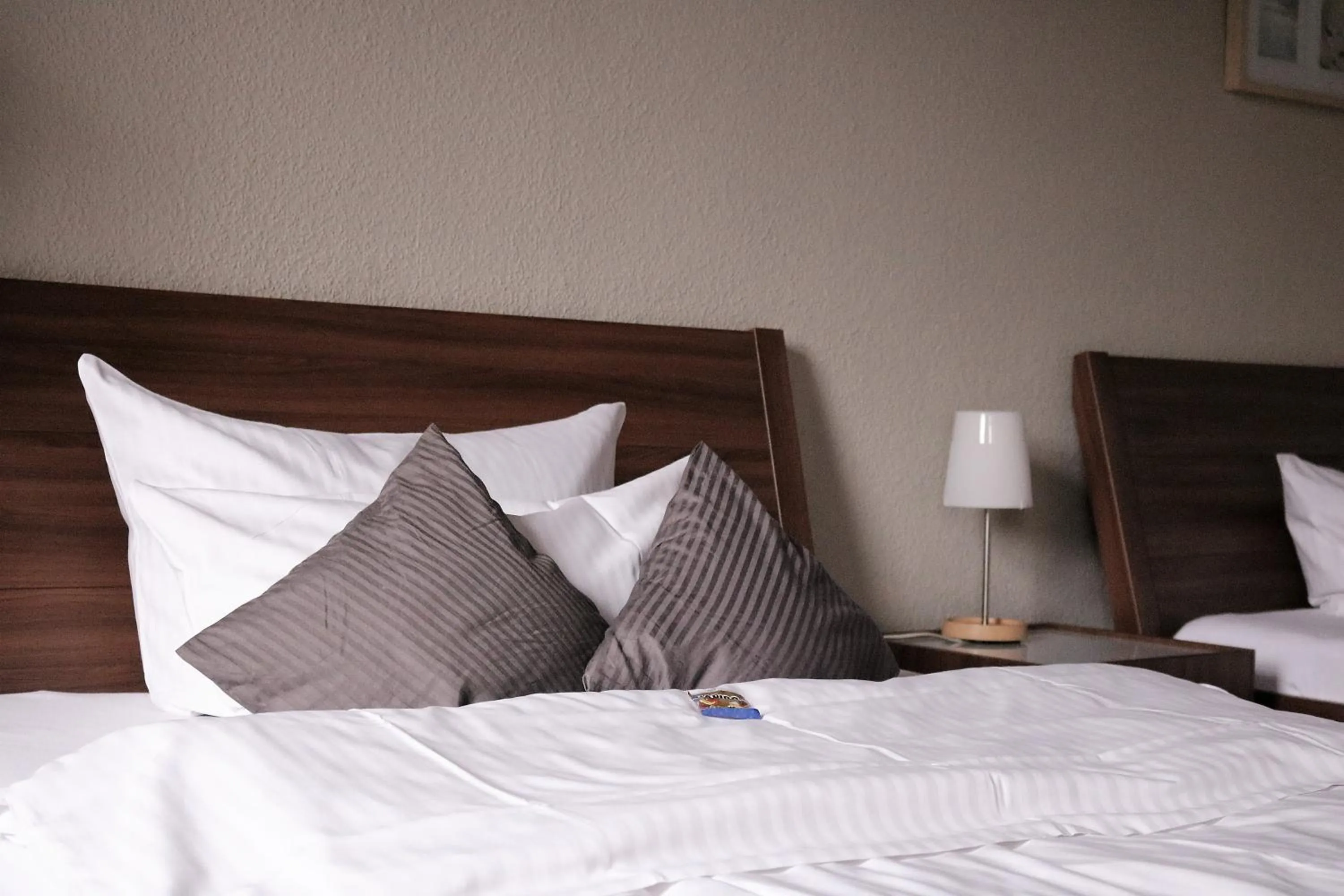 Bed in Hotel Schmerkötter