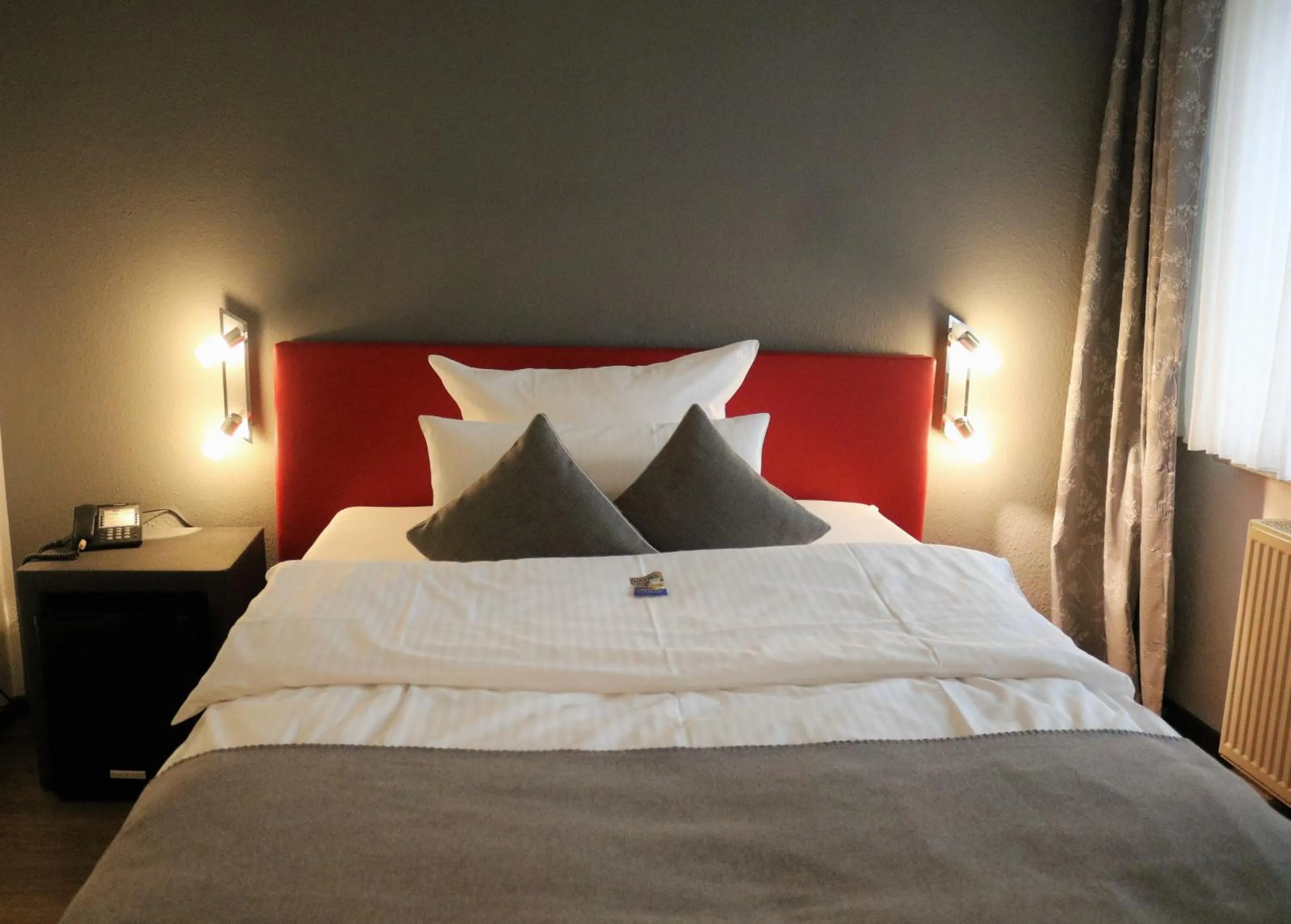 Bed in Hotel Schmerkötter