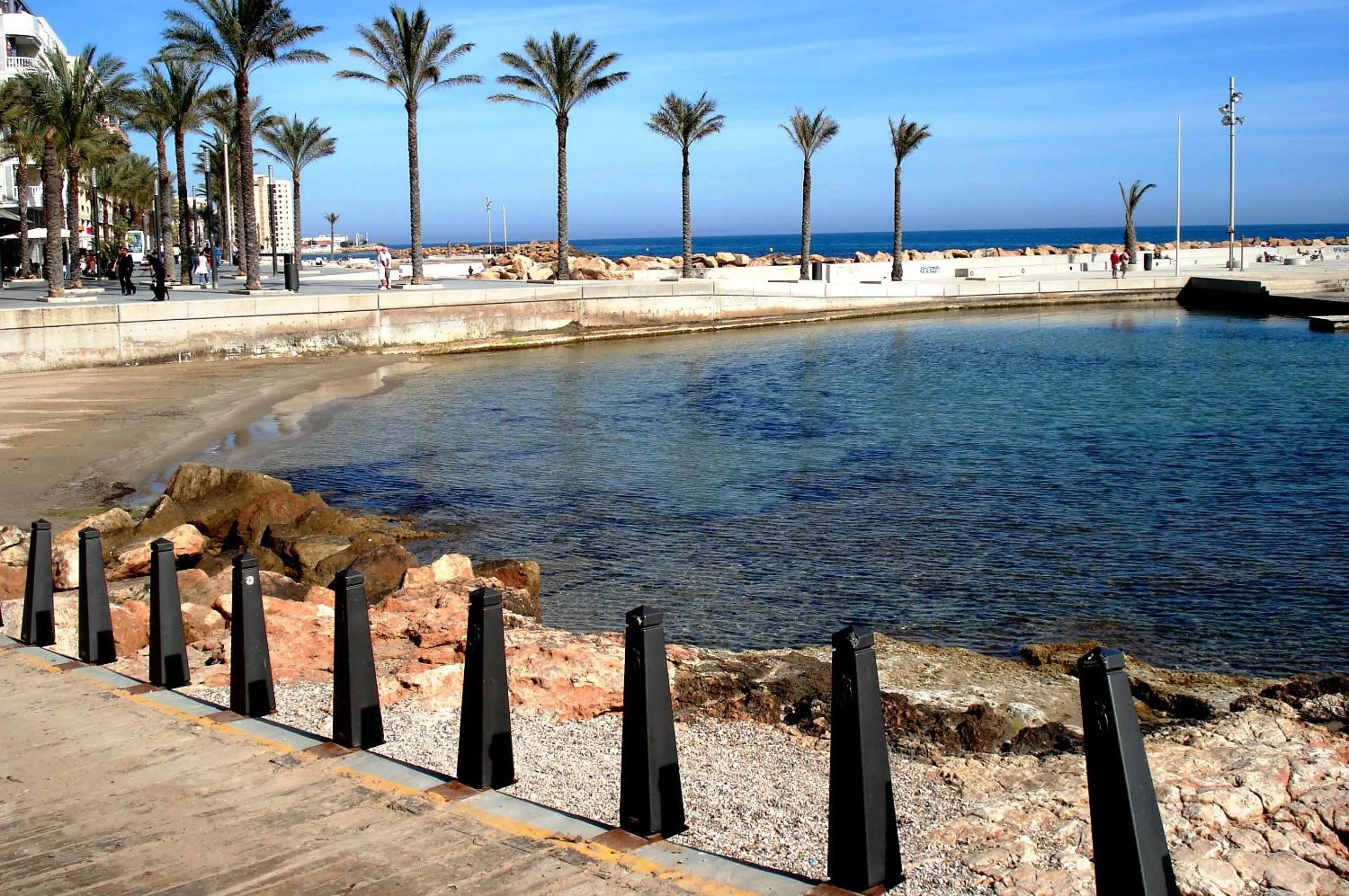 Beach in Homely Apartments Alcatri