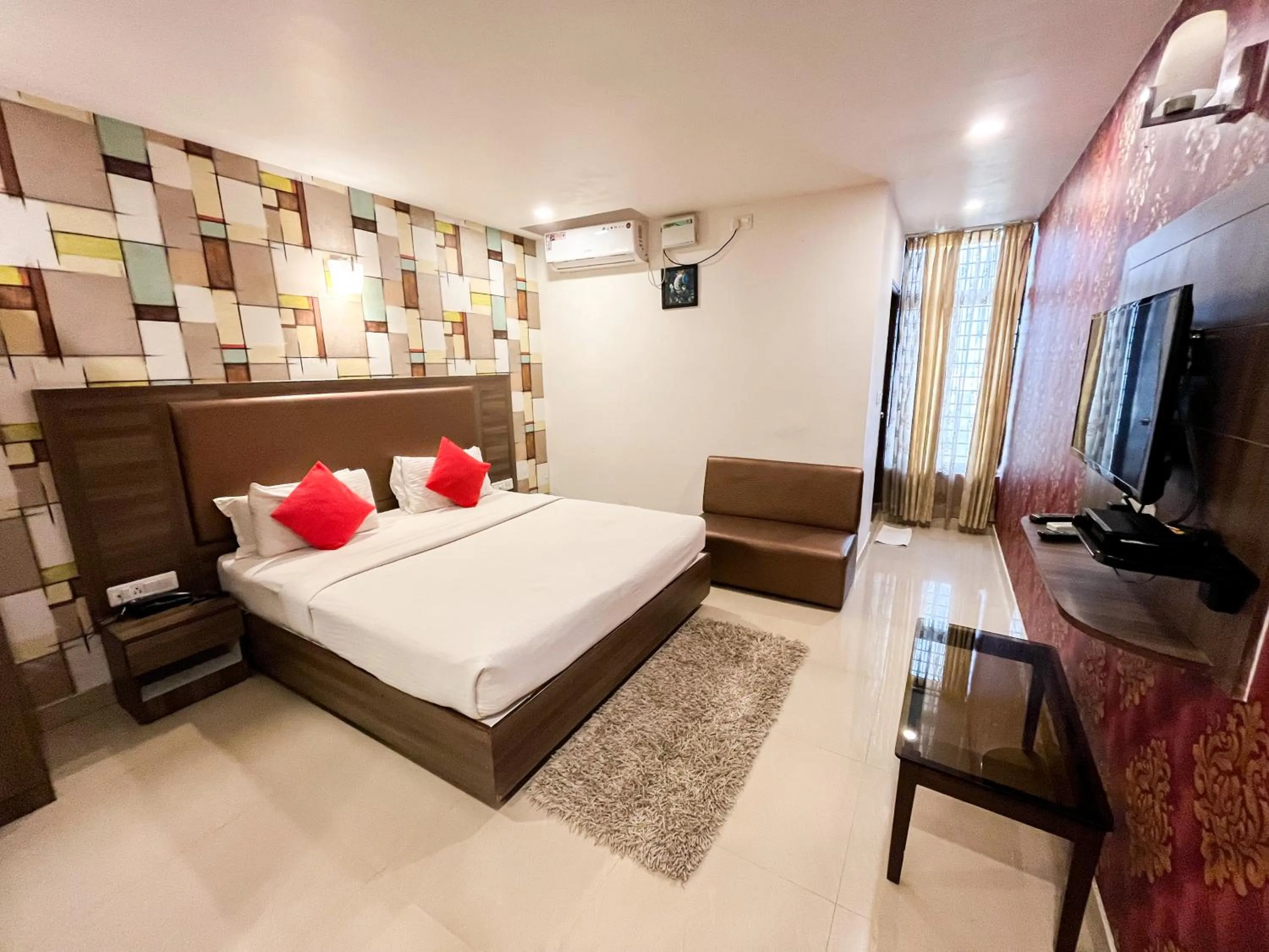 View (from property/room), Bed in Victory Grand Attibele