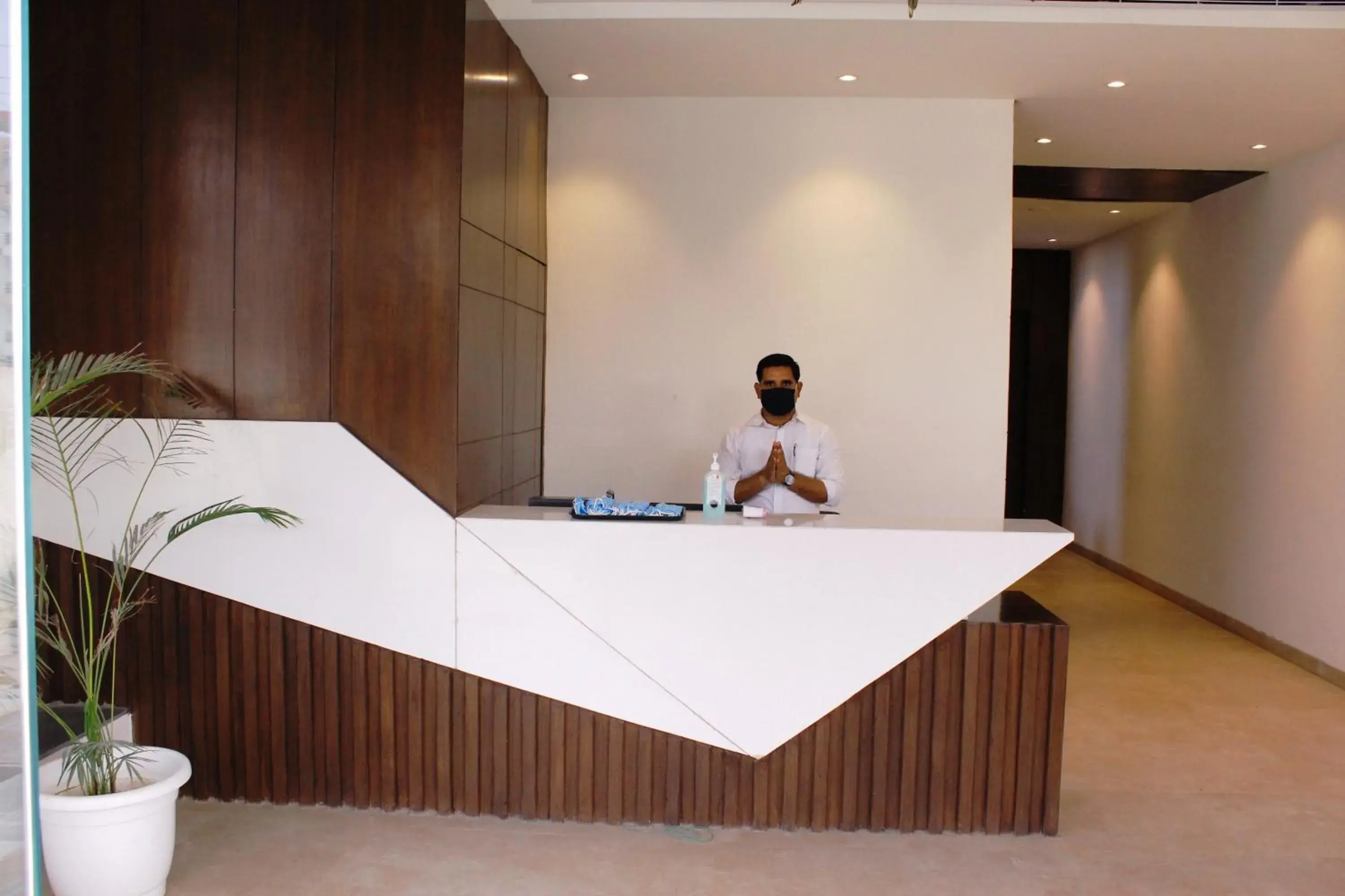 Lobby or reception in The Vrindwoods Lobby or reception in The Vrindwoods