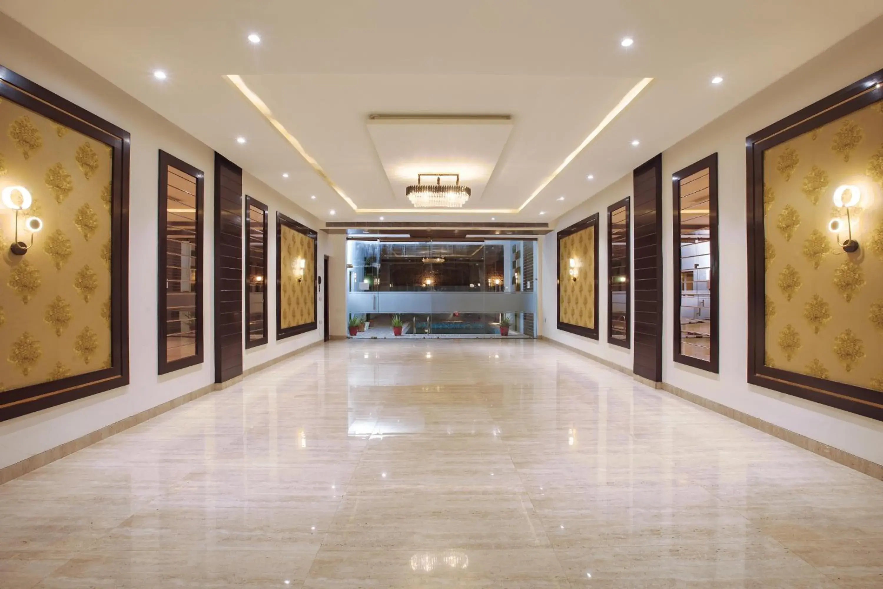 Lobby or reception in The Vrindwoods Lobby or reception in The Vrindwoods