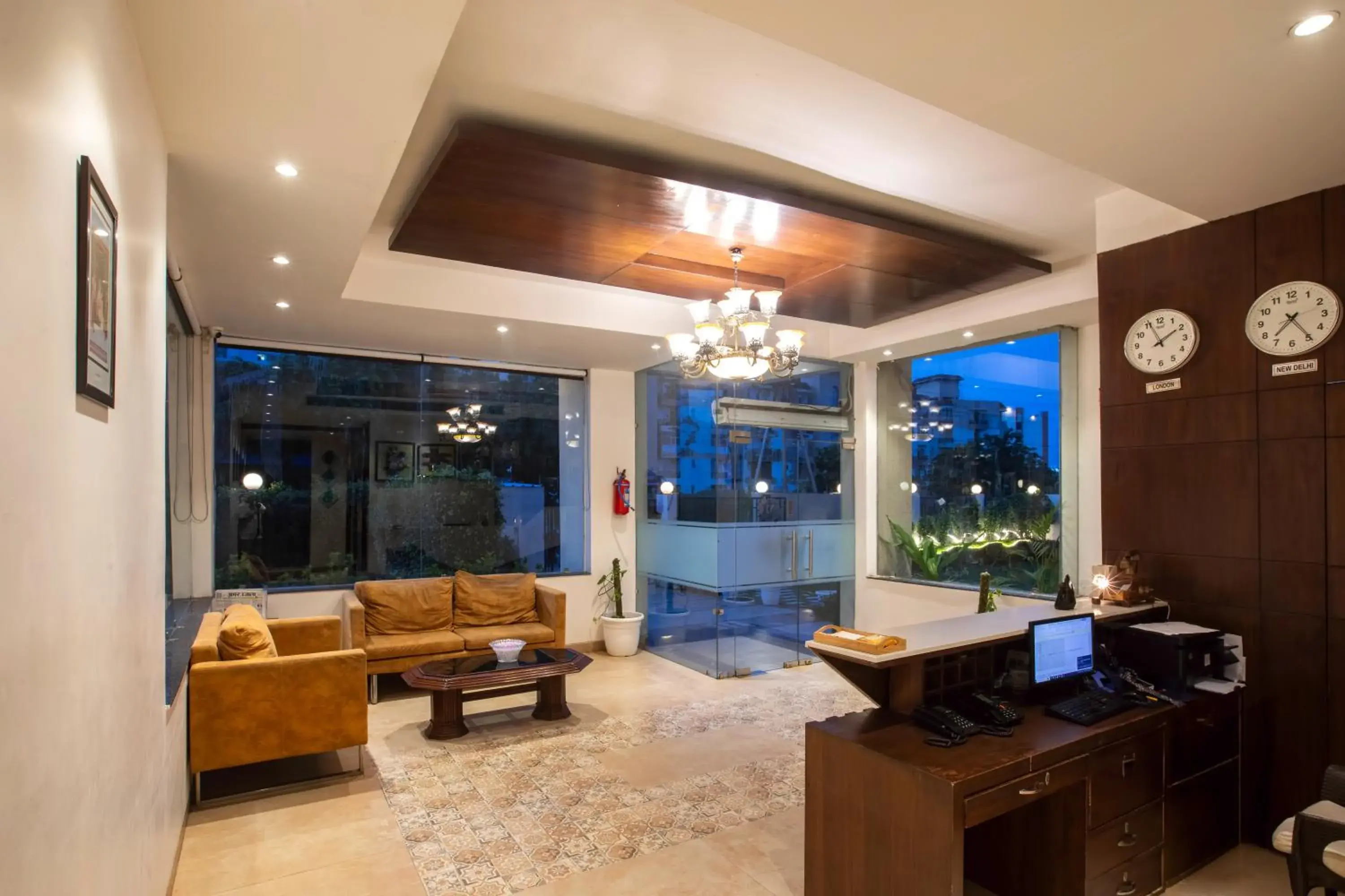 Lobby or reception in The Vrindwoods Lobby or reception in The Vrindwoods