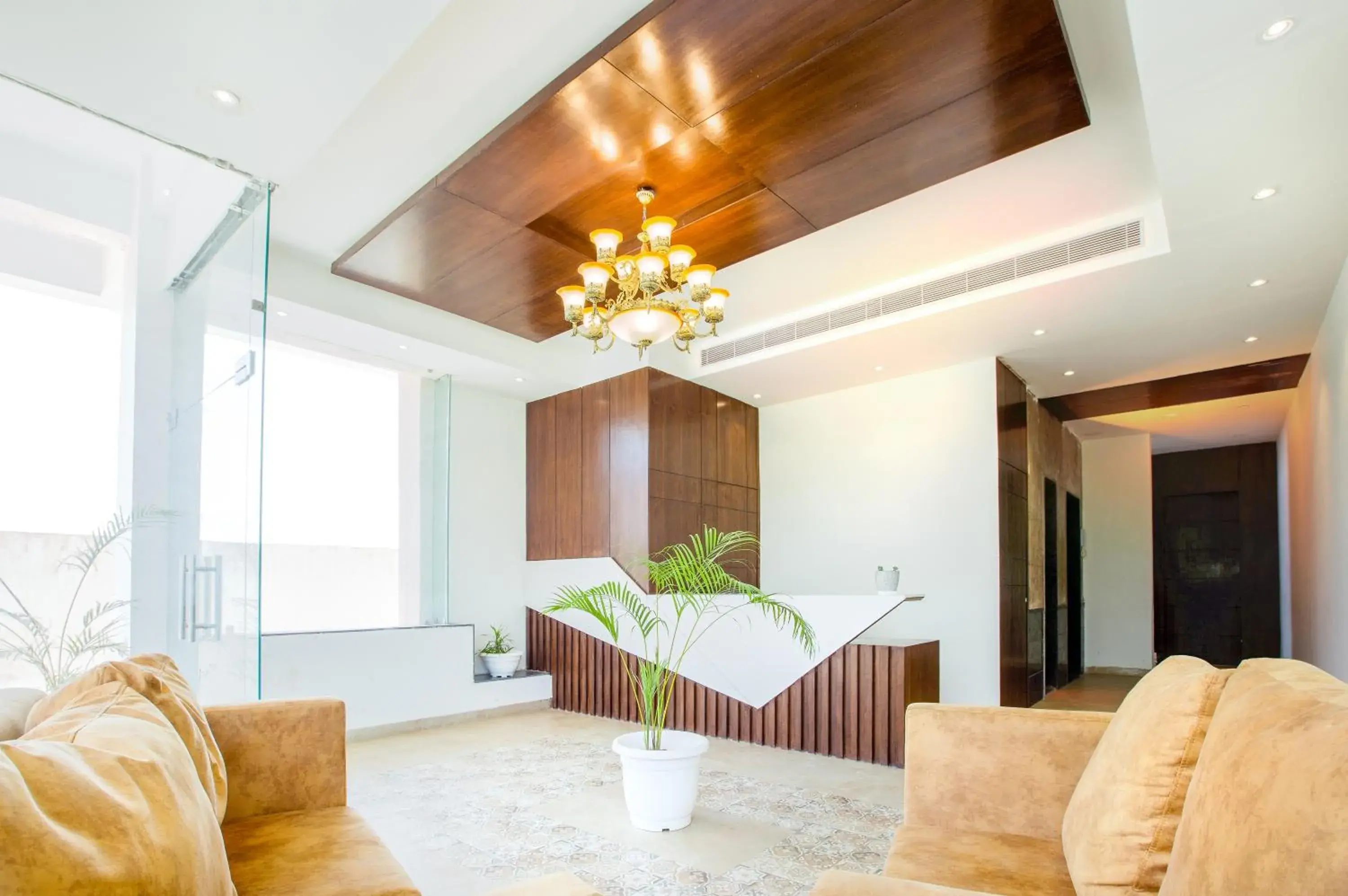 Lobby or reception in The Vrindwoods Lobby or reception in The Vrindwoods