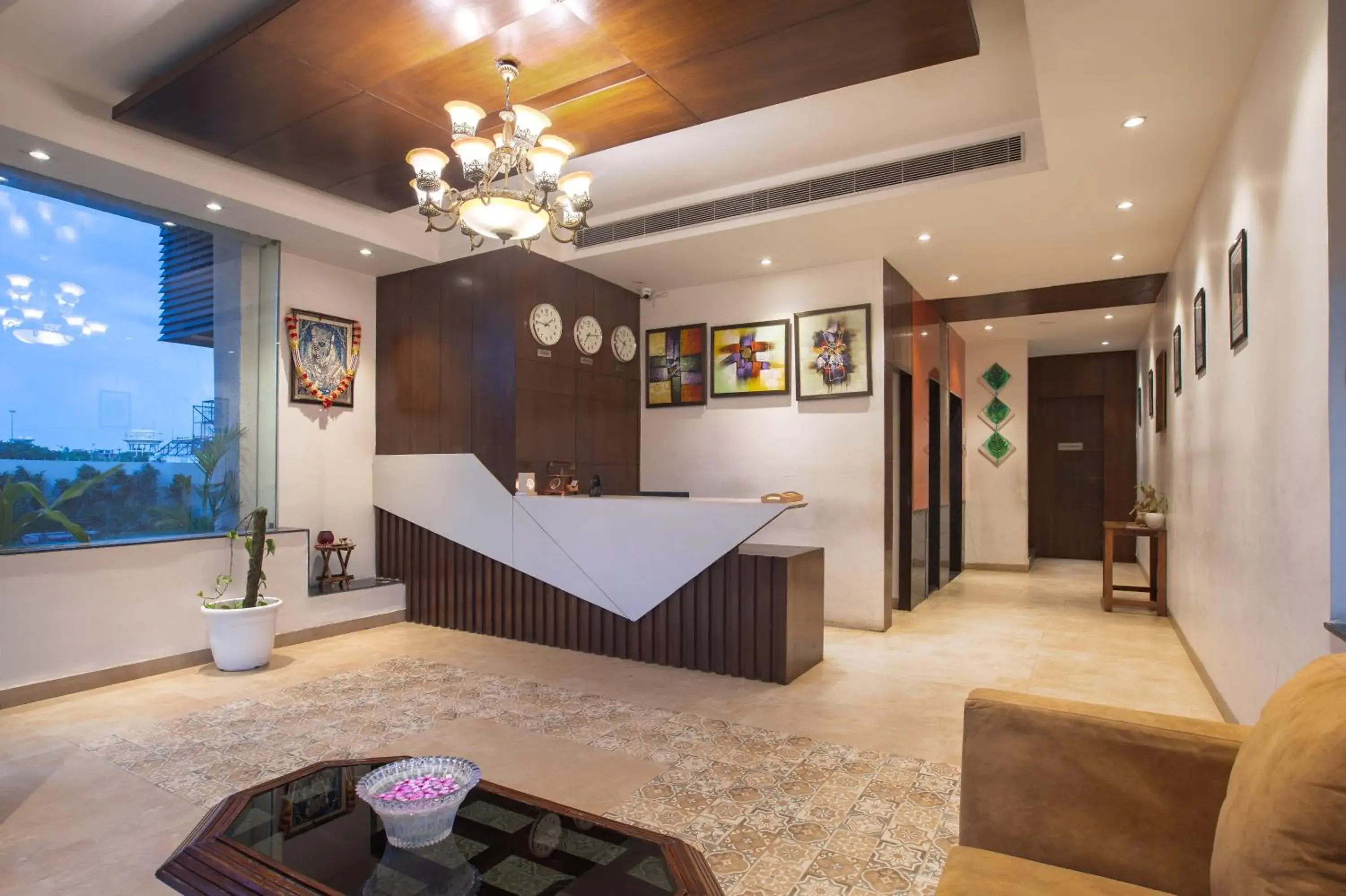 Lobby or reception, Bed in The Vrindwoods Lobby or reception, Bed in The Vrindwoods