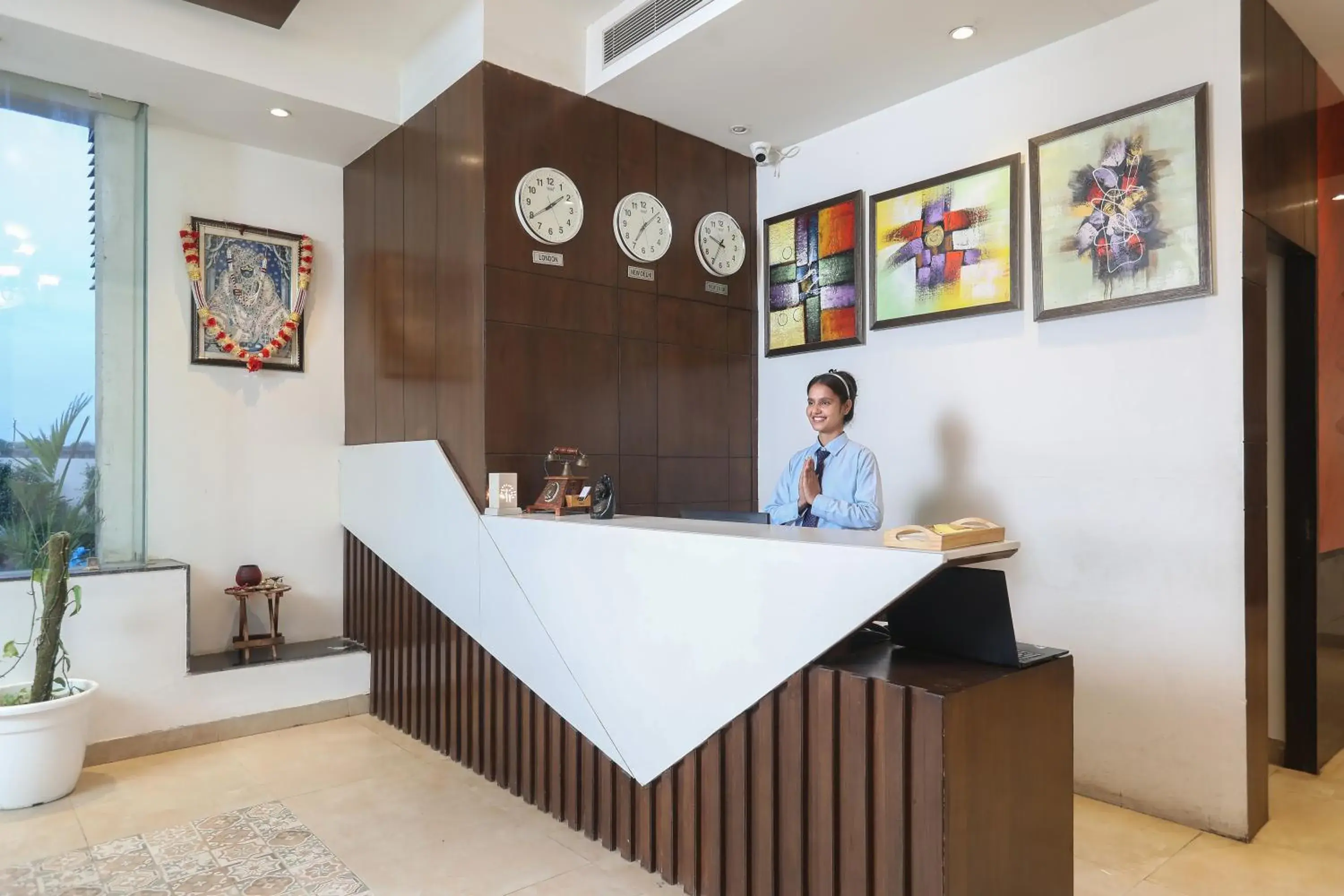 Lobby or reception in The Vrindwoods Lobby or reception in The Vrindwoods