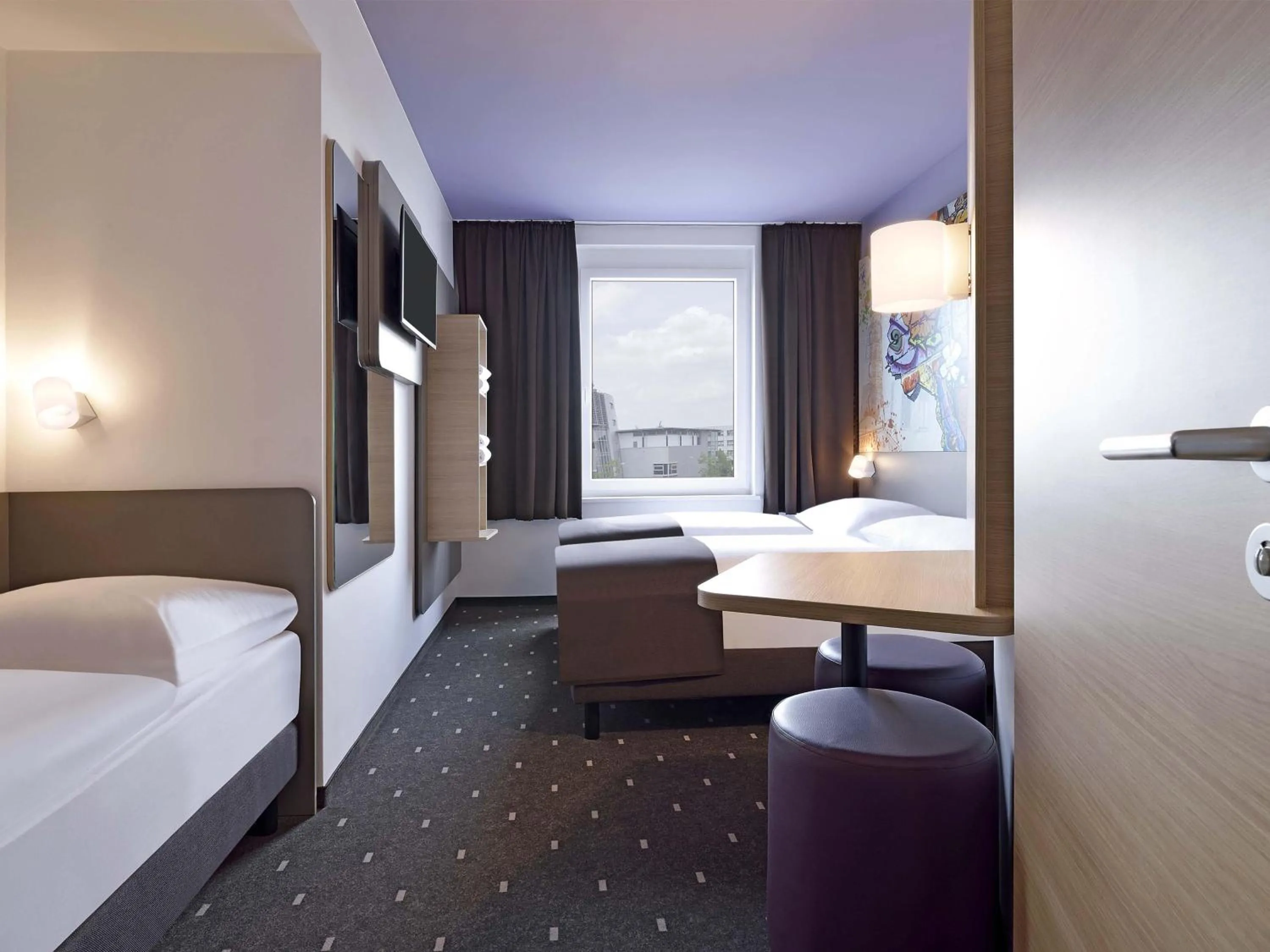 Bed in B&B Hotel Köln-Ehrenfeld