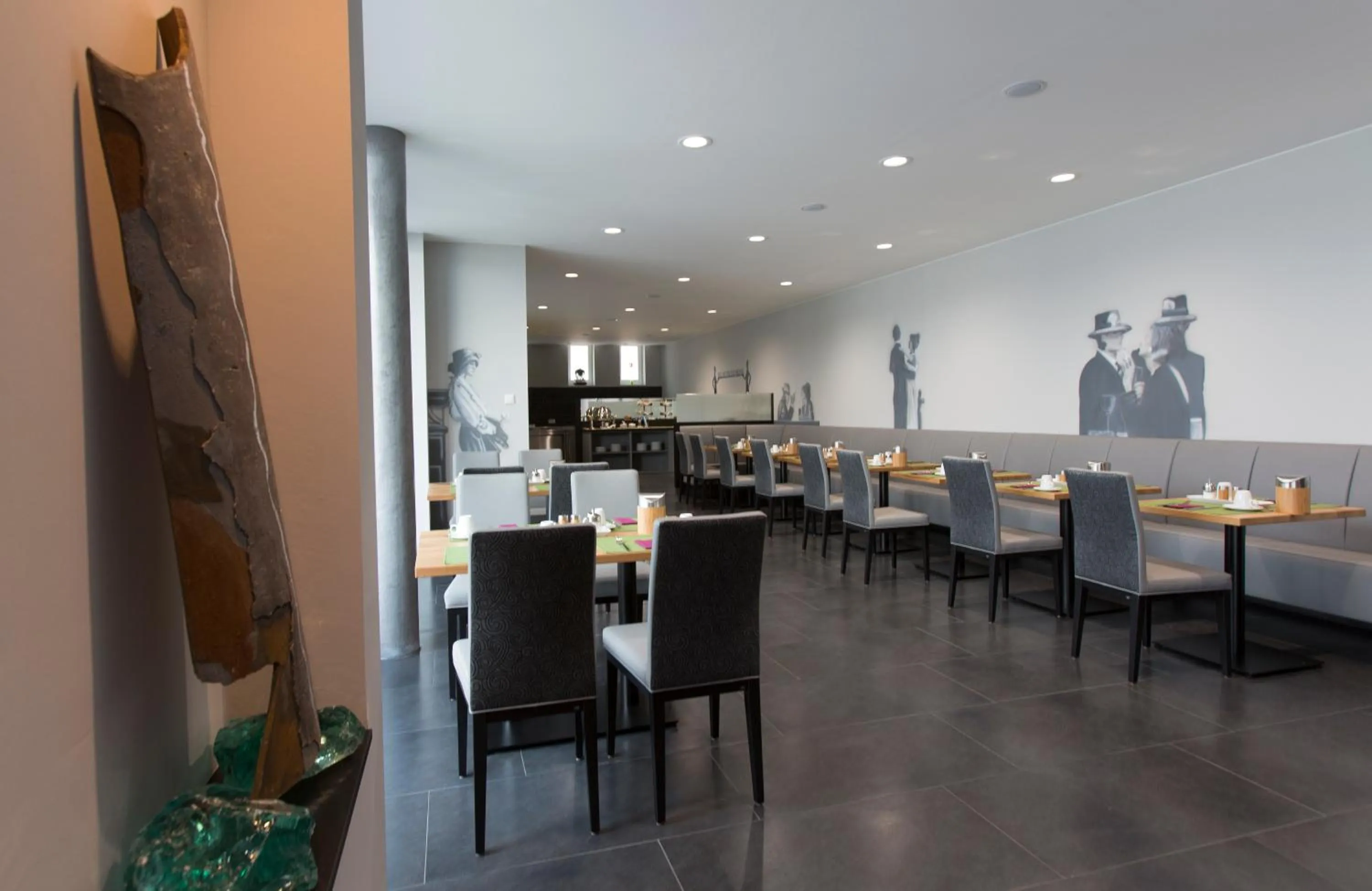 Communal lounge/ TV room in Hotel Barth