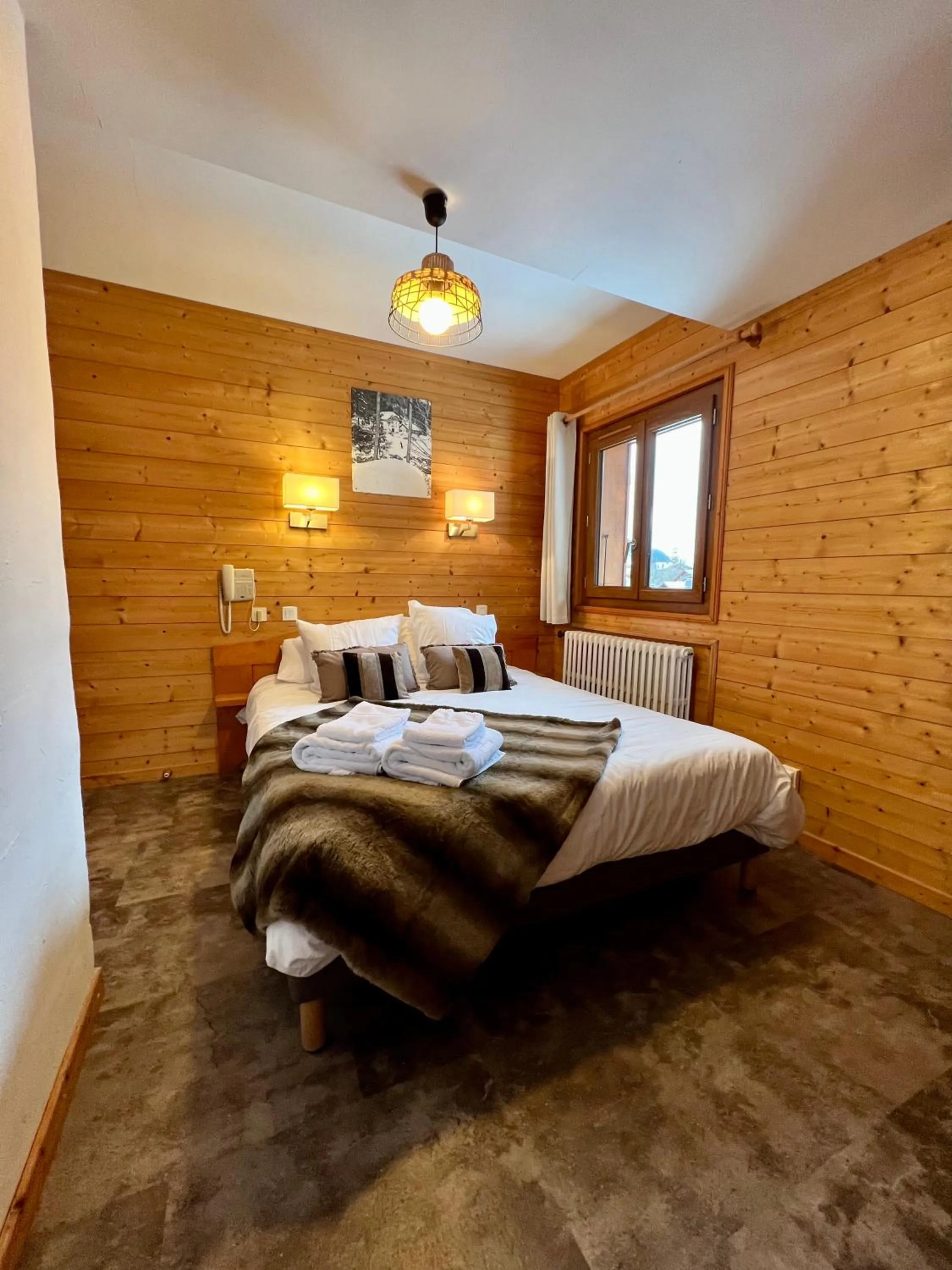 Bed in Hotel Le Christiania