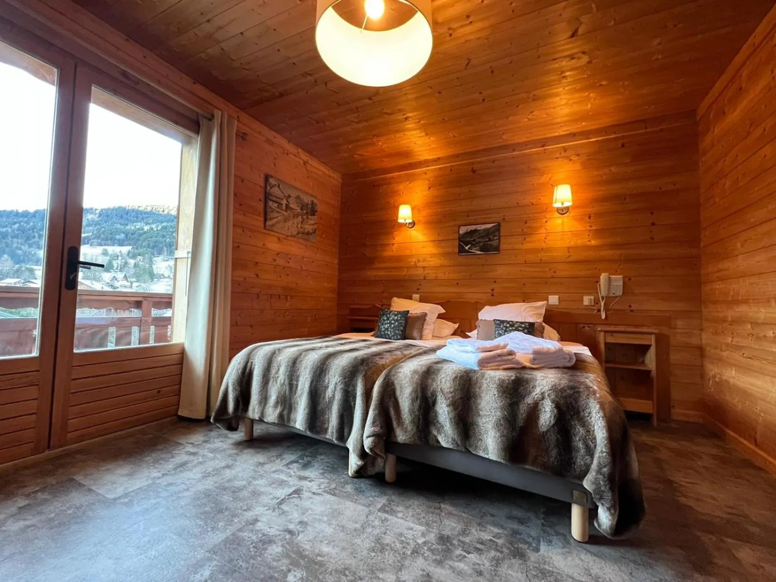 Bed in Hotel Le Christiania