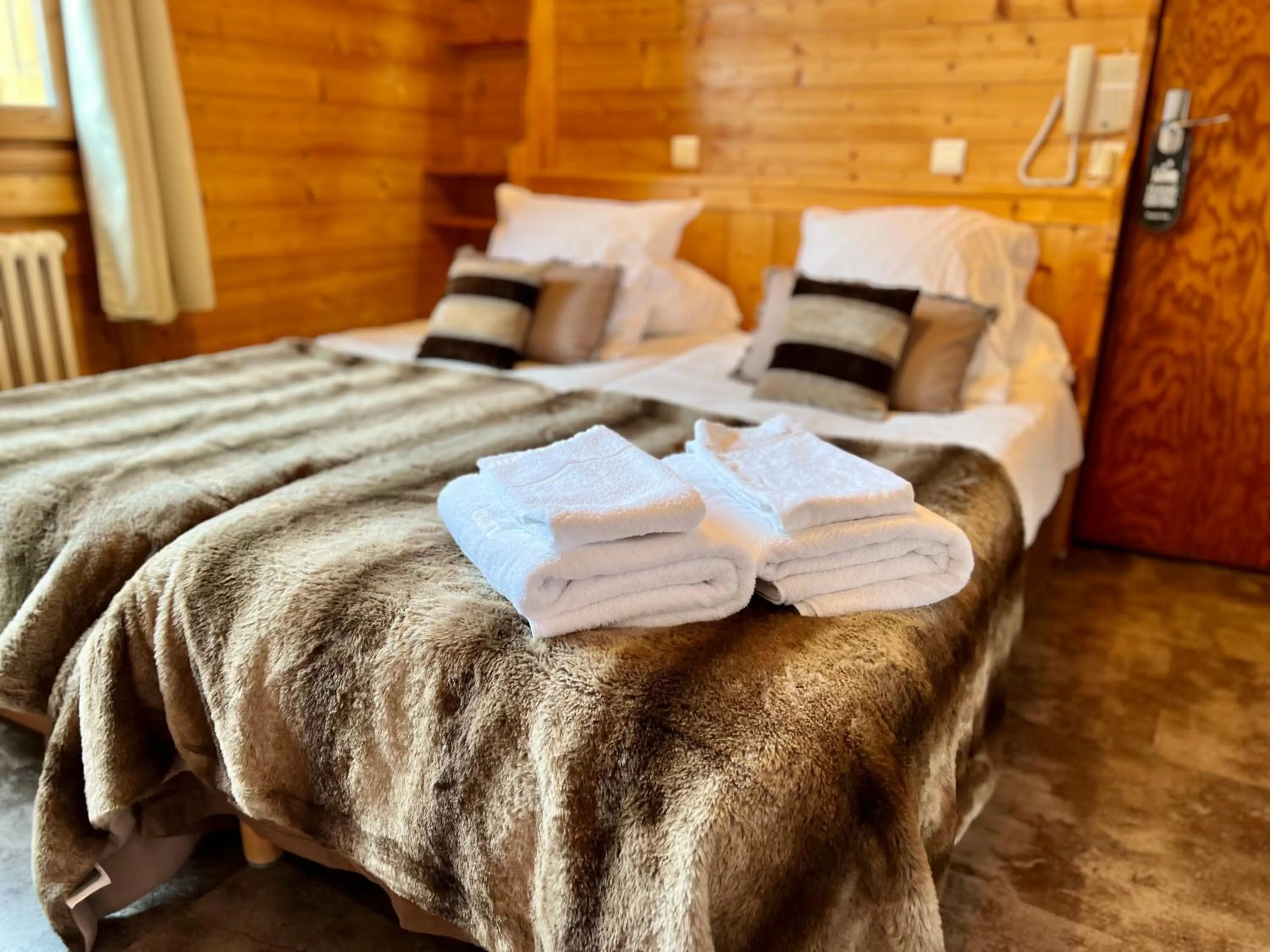 Bed in Hotel Le Christiania